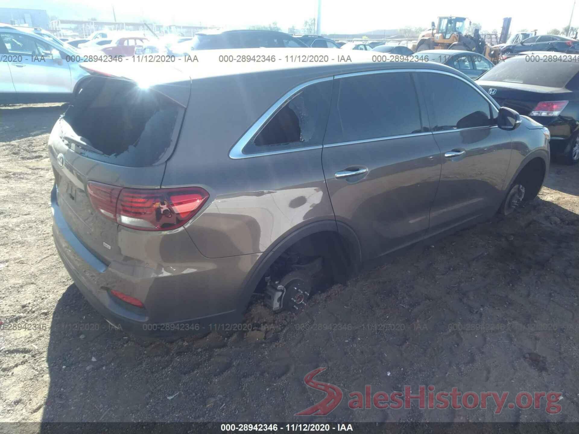 5XYPG4A35KG563584 2019 KIA SORENTO