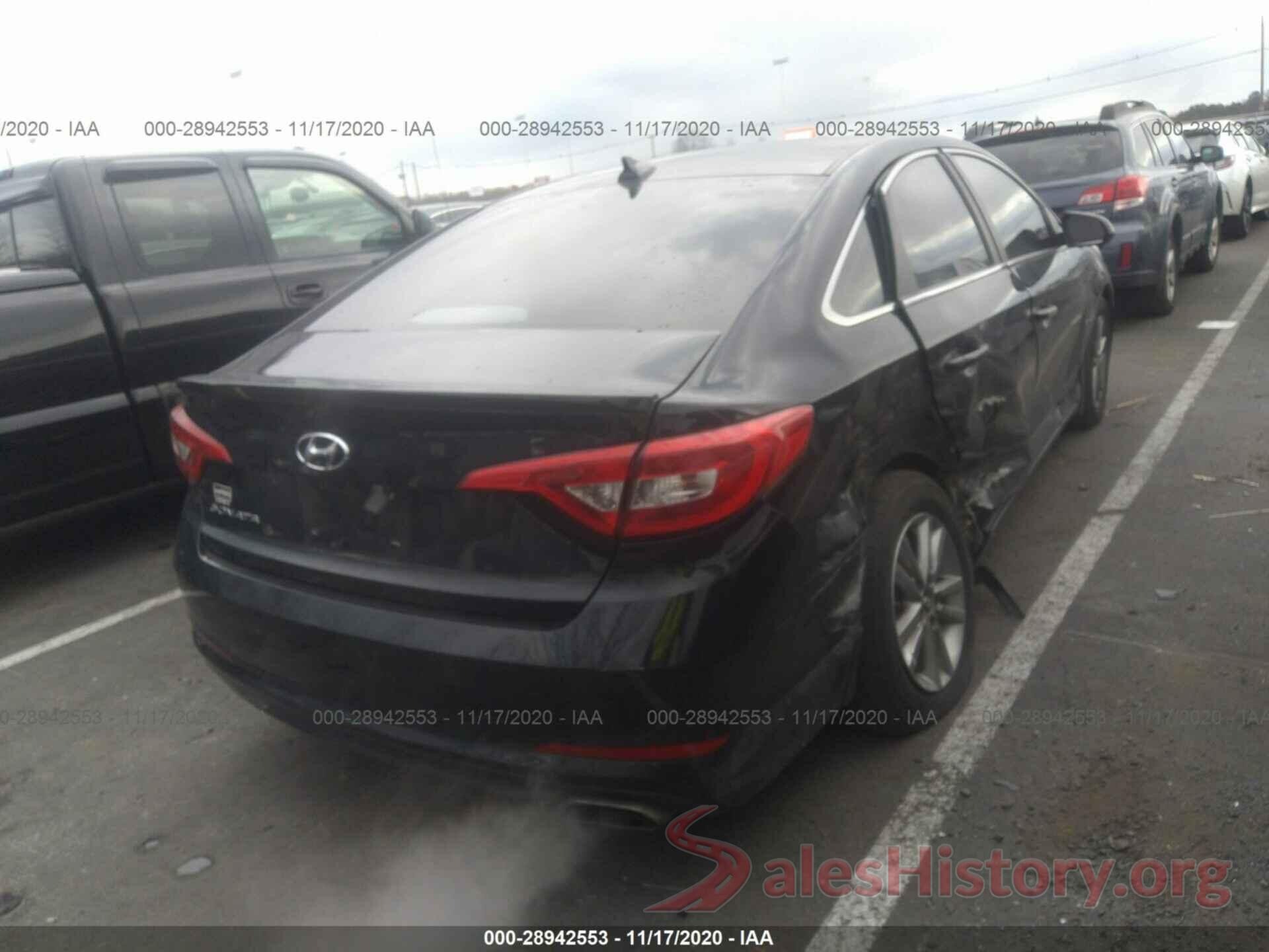 5NPE24AFXGH297222 2016 HYUNDAI SONATA