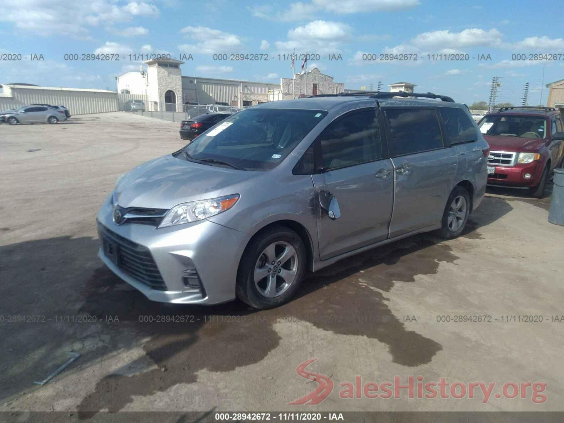 5TDKZ3DC6KS013260 2019 TOYOTA SIENNA