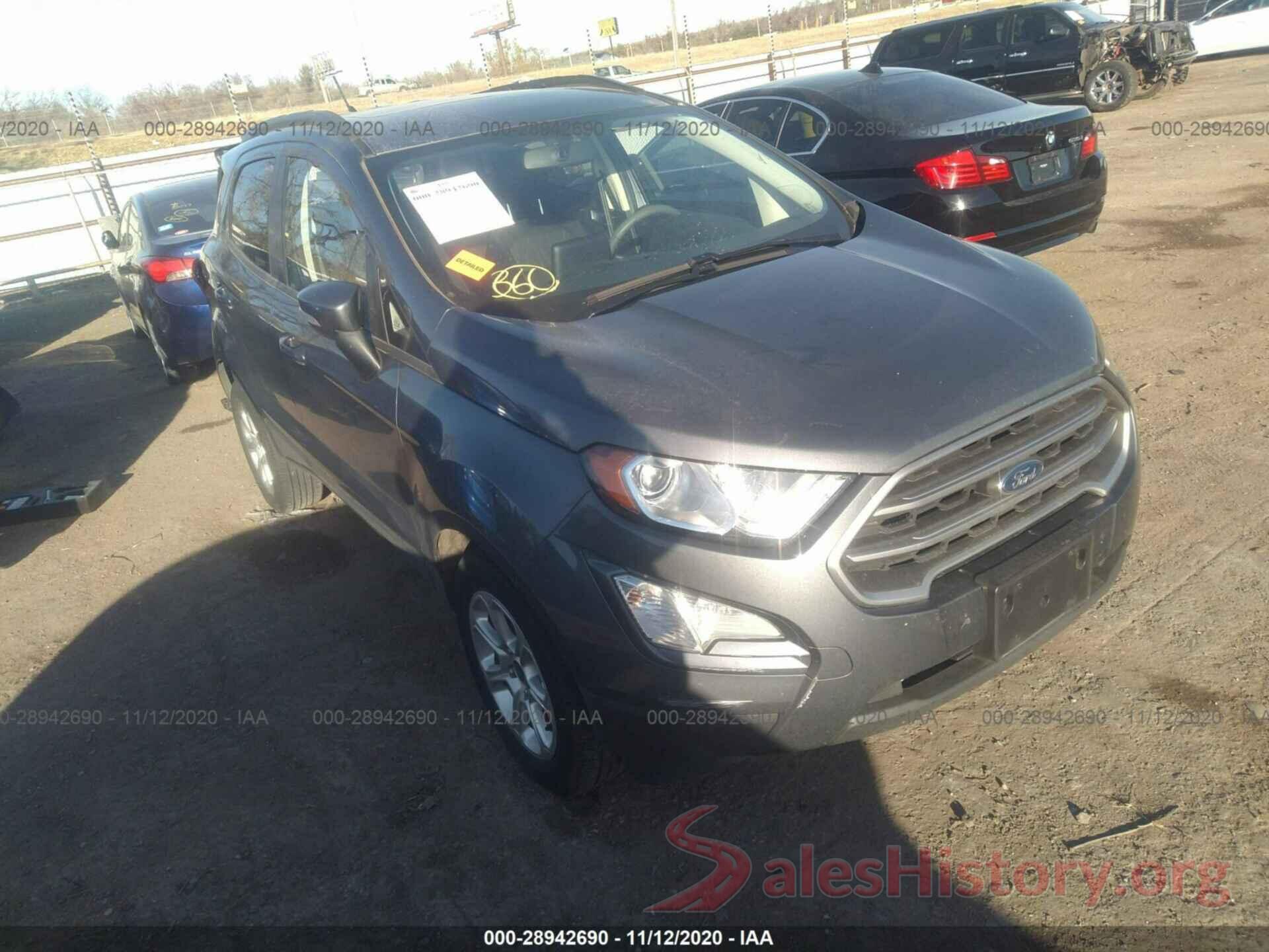 MAJ3S2GE4KC283028 2019 FORD ECOSPORT