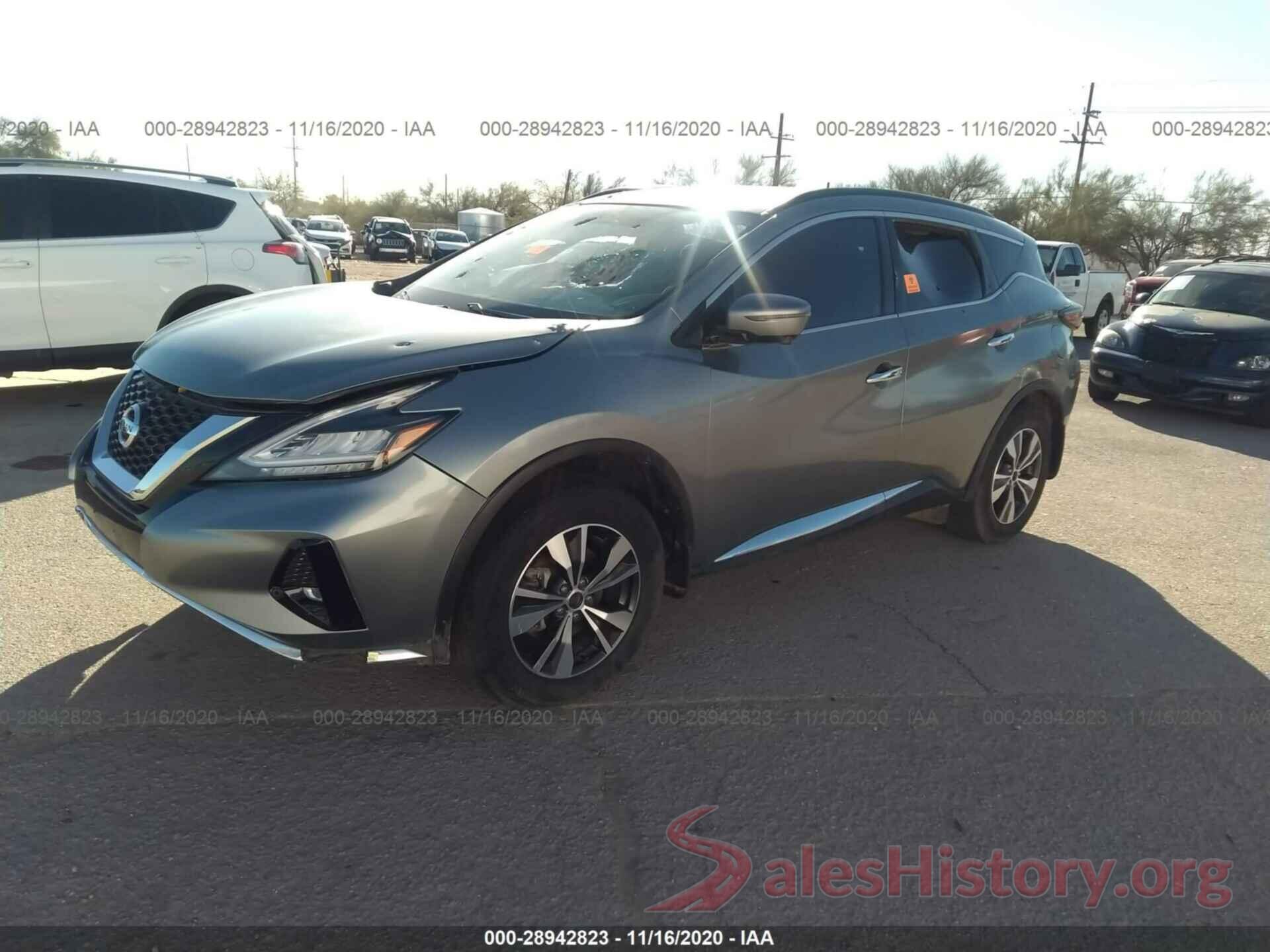 5N1AZ2MJ8KN161738 2019 NISSAN MURANO