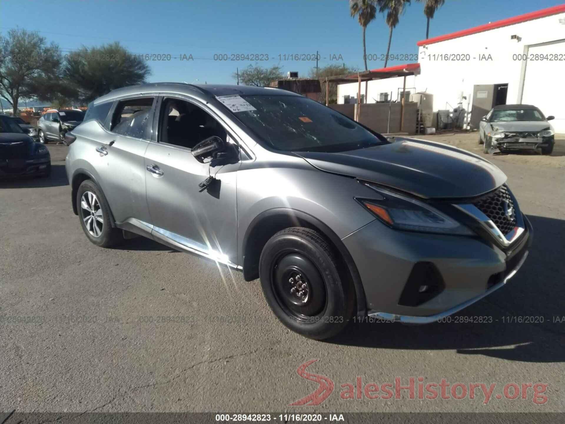 5N1AZ2MJ8KN161738 2019 NISSAN MURANO