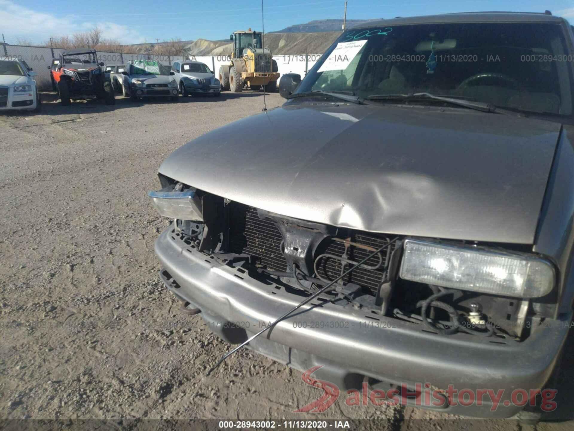 1GNDT13W12K227615 2002 CHEVROLET BLAZER