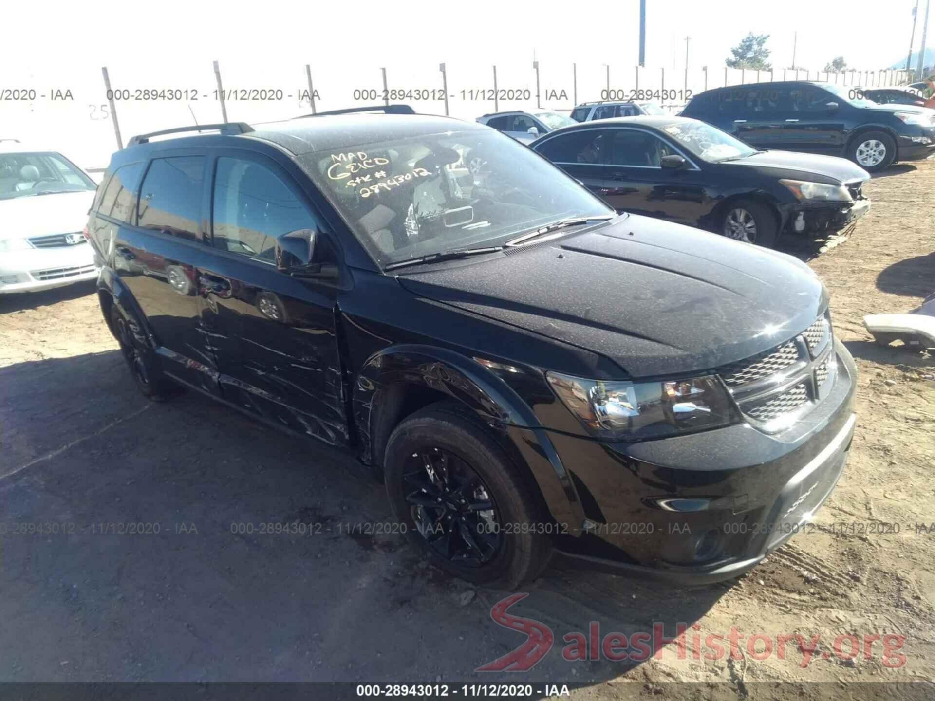 3C4PDCBG7KT873085 2019 DODGE JOURNEY