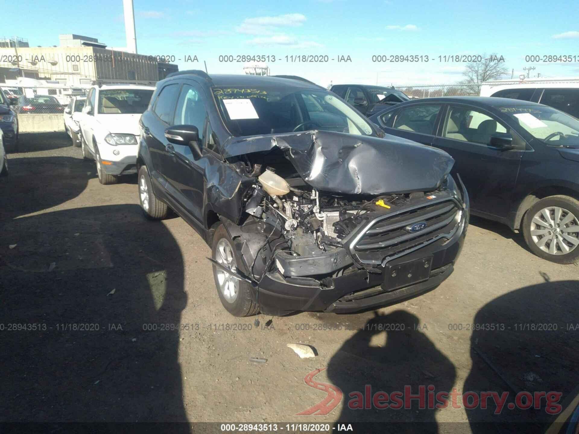 MAJ6S3GLXKC265845 2019 FORD ECOSPORT