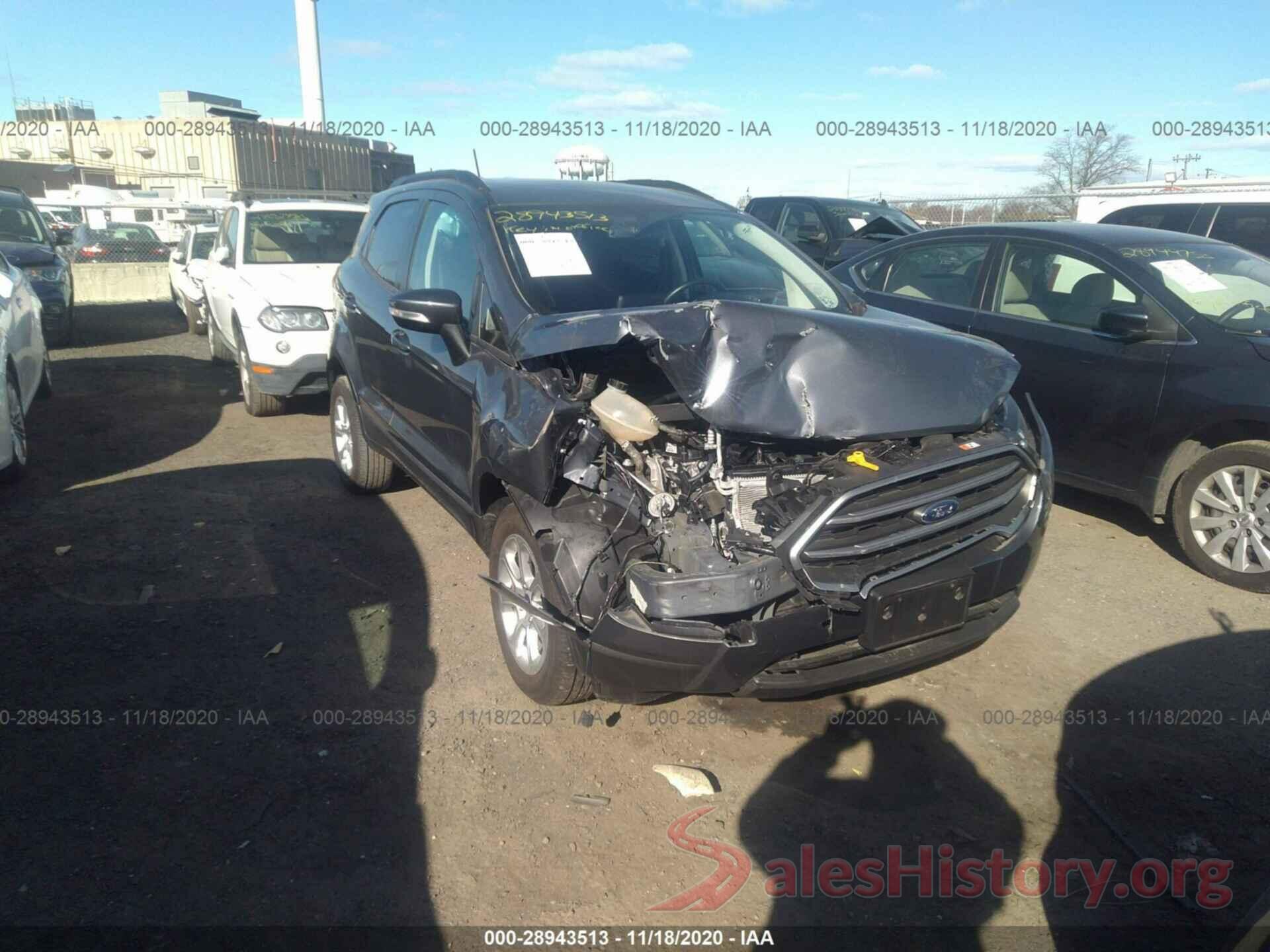 MAJ6S3GLXKC265845 2019 FORD ECOSPORT