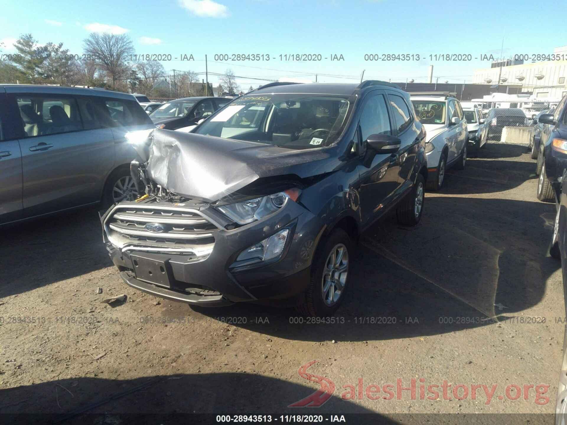 MAJ6S3GLXKC265845 2019 FORD ECOSPORT