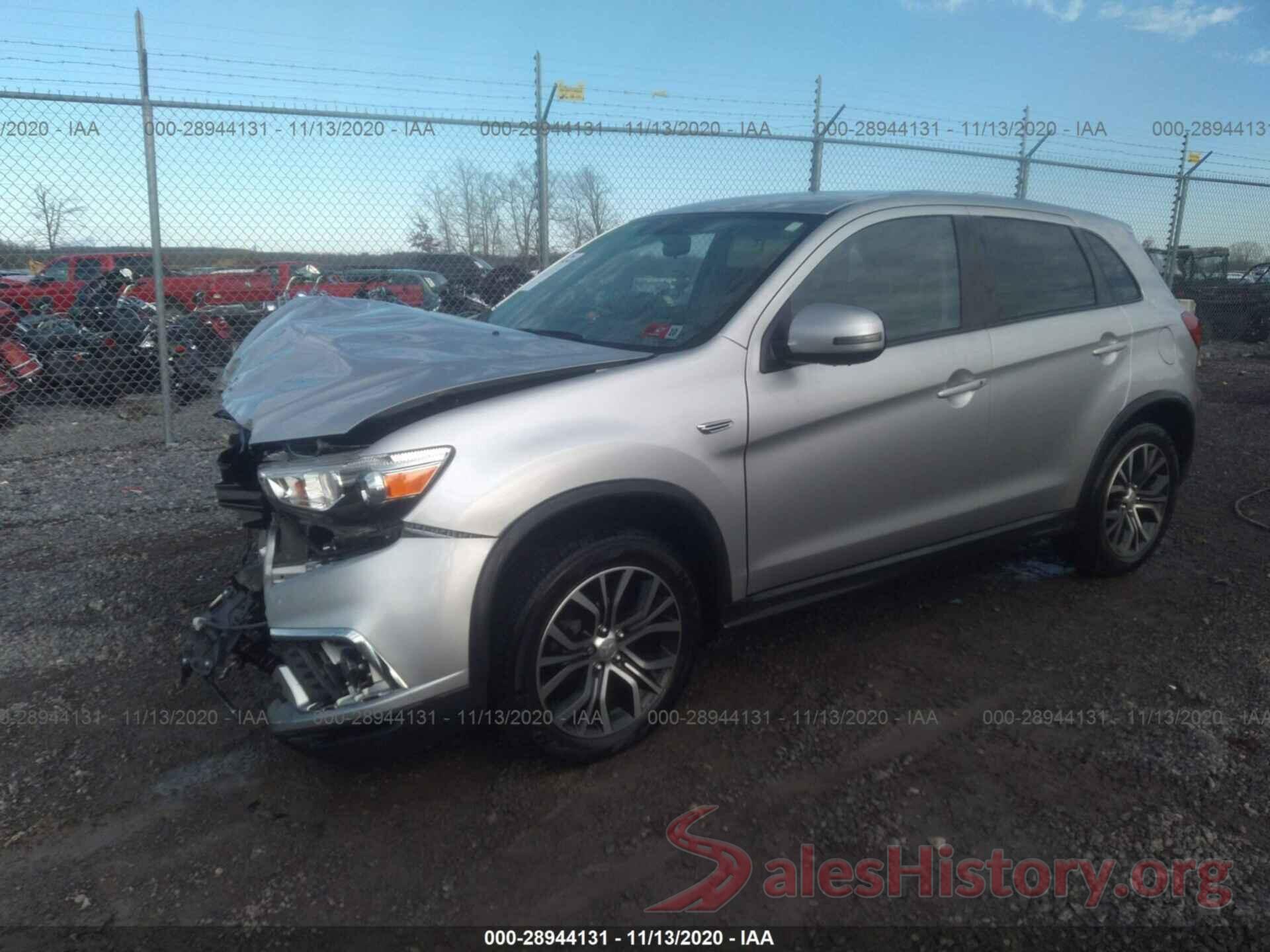 JA4AR3AU2JU016685 2018 MITSUBISHI OUTLANDER SPORT