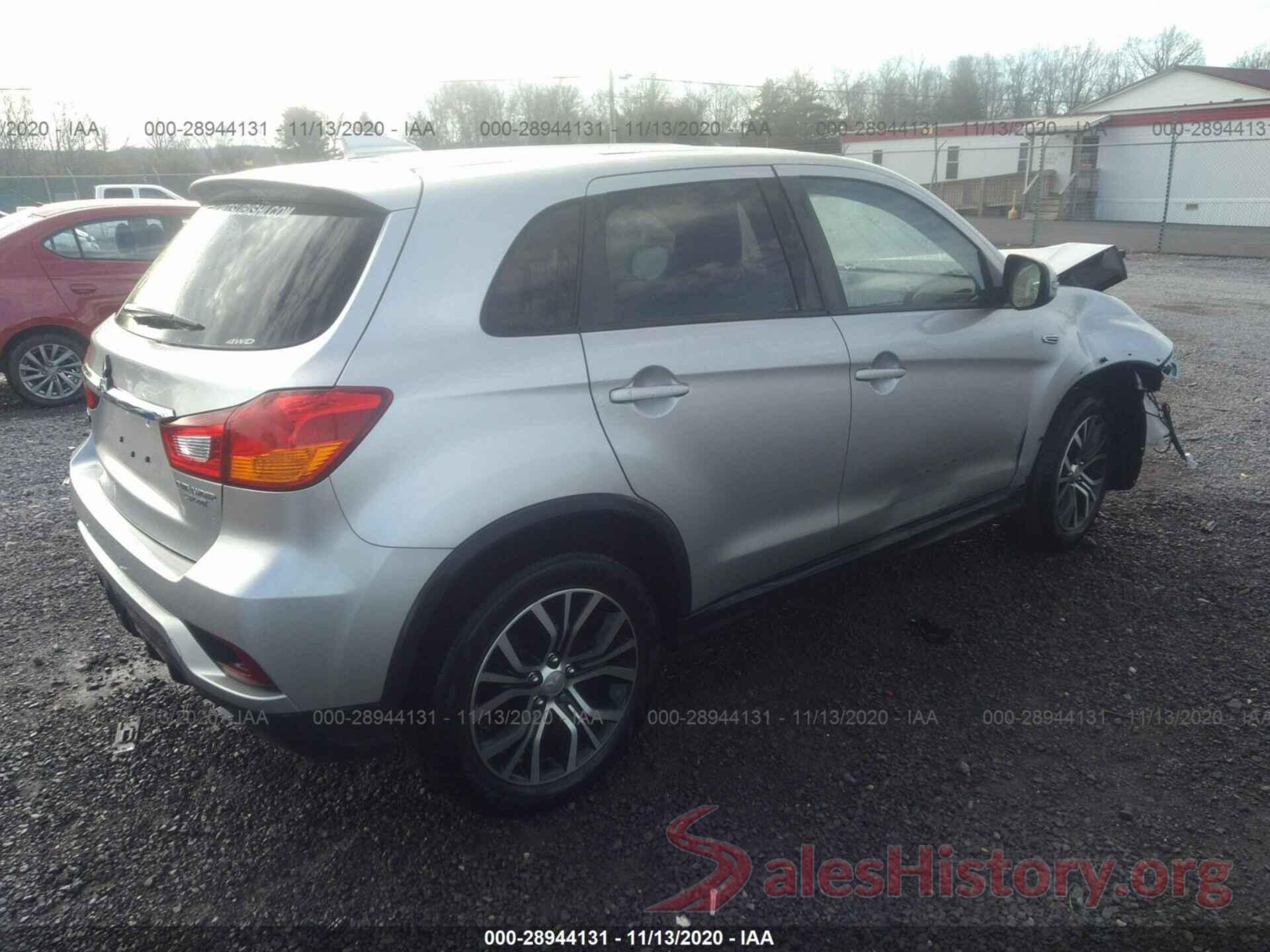 JA4AR3AU2JU016685 2018 MITSUBISHI OUTLANDER SPORT