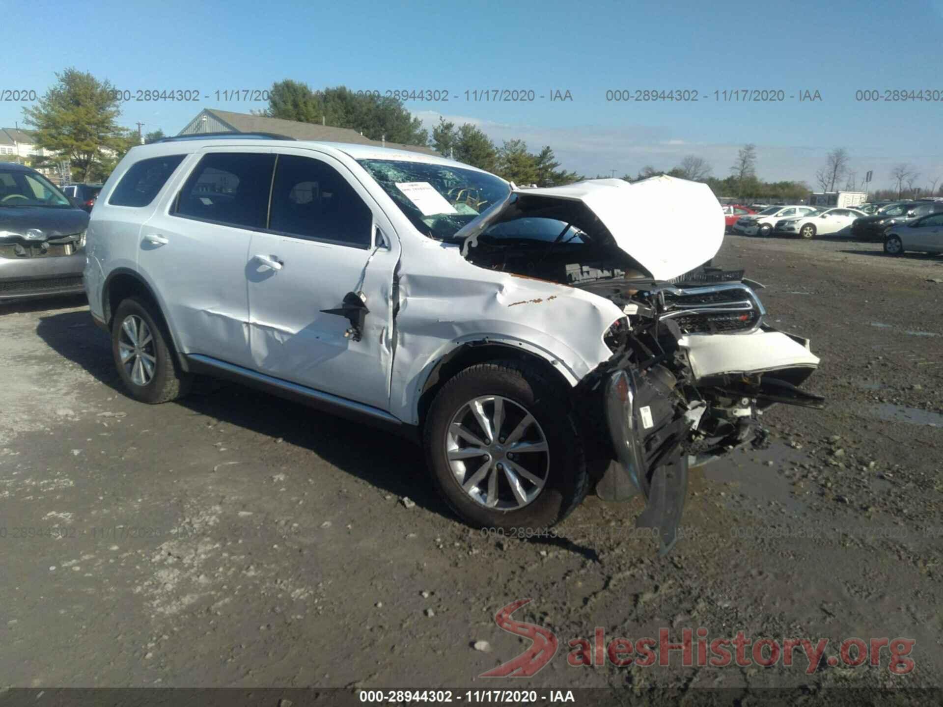 1C4RDJDG7GC374848 2016 DODGE DURANGO