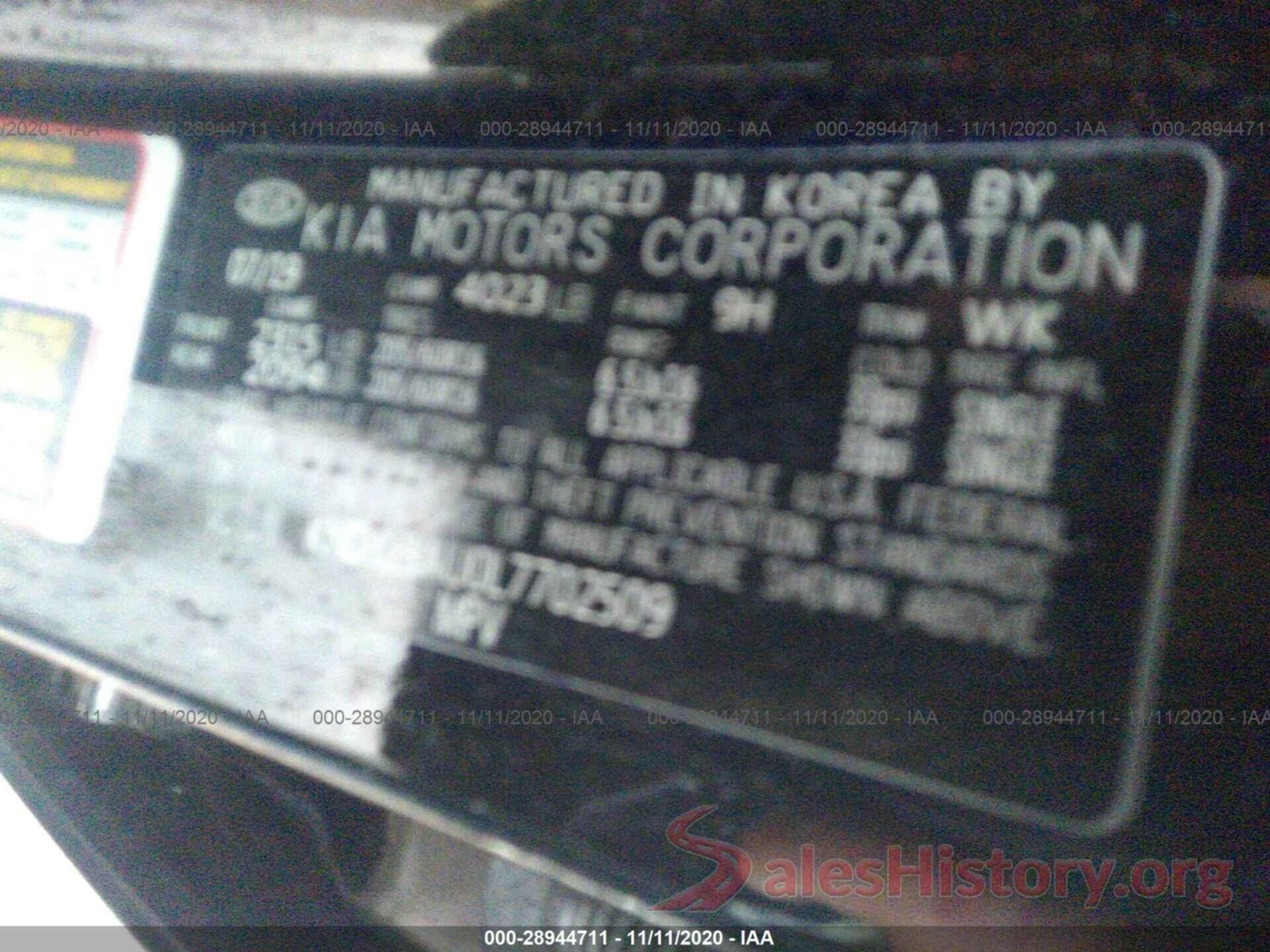 KNDJ23AU0L7702509 2020 KIA SOUL