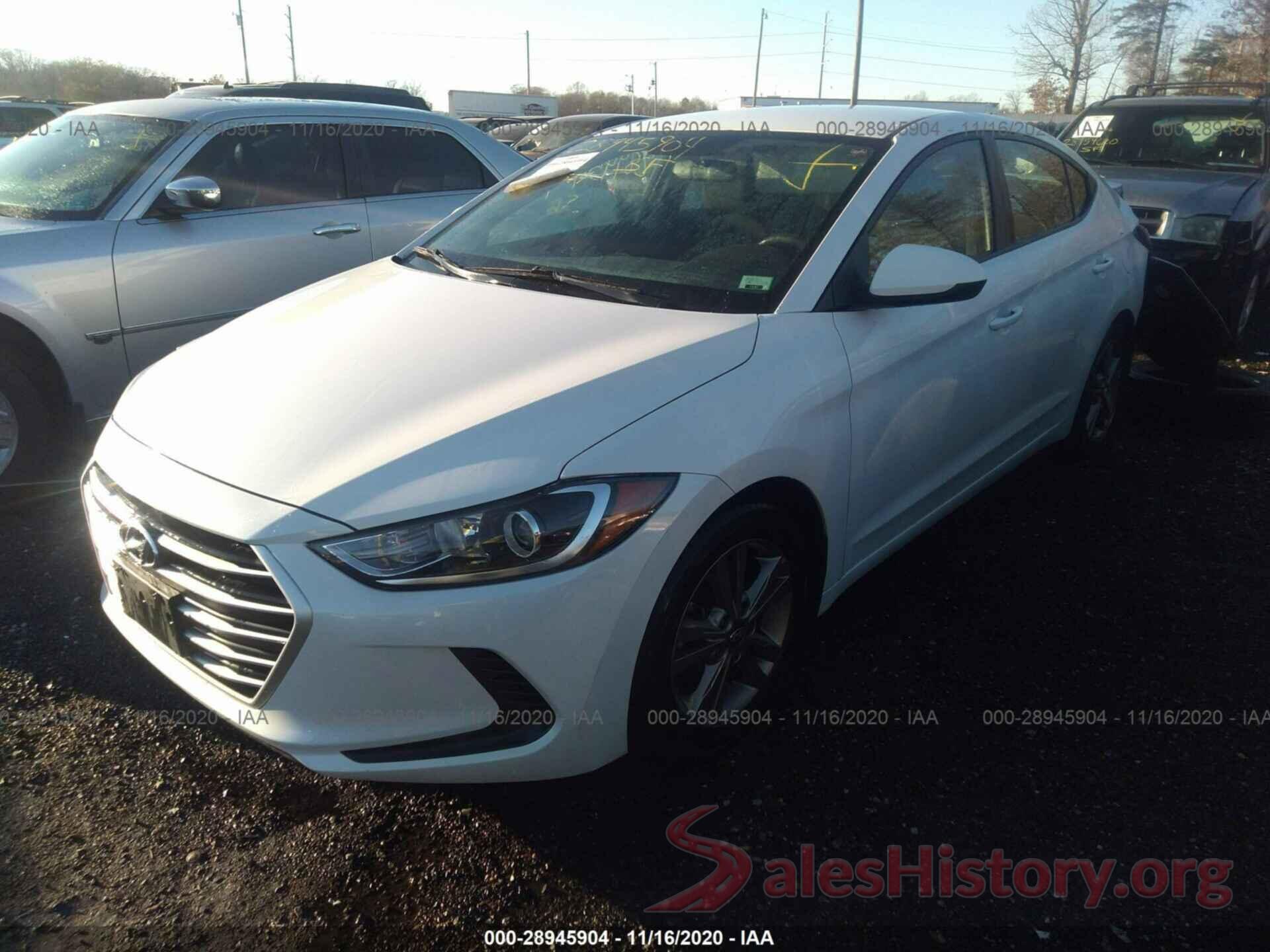 5NPD84LF8JH289988 2018 HYUNDAI ELANTRA