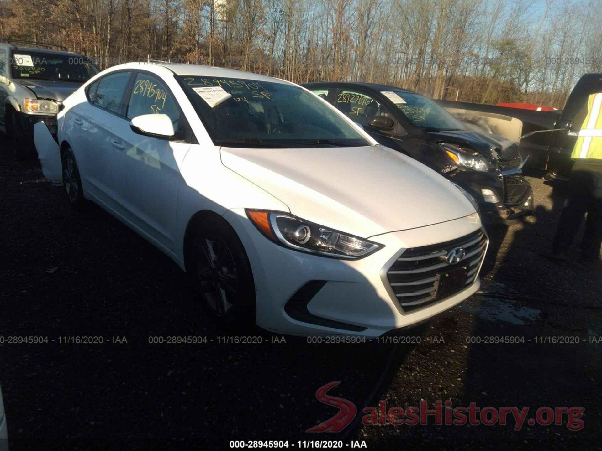 5NPD84LF8JH289988 2018 HYUNDAI ELANTRA