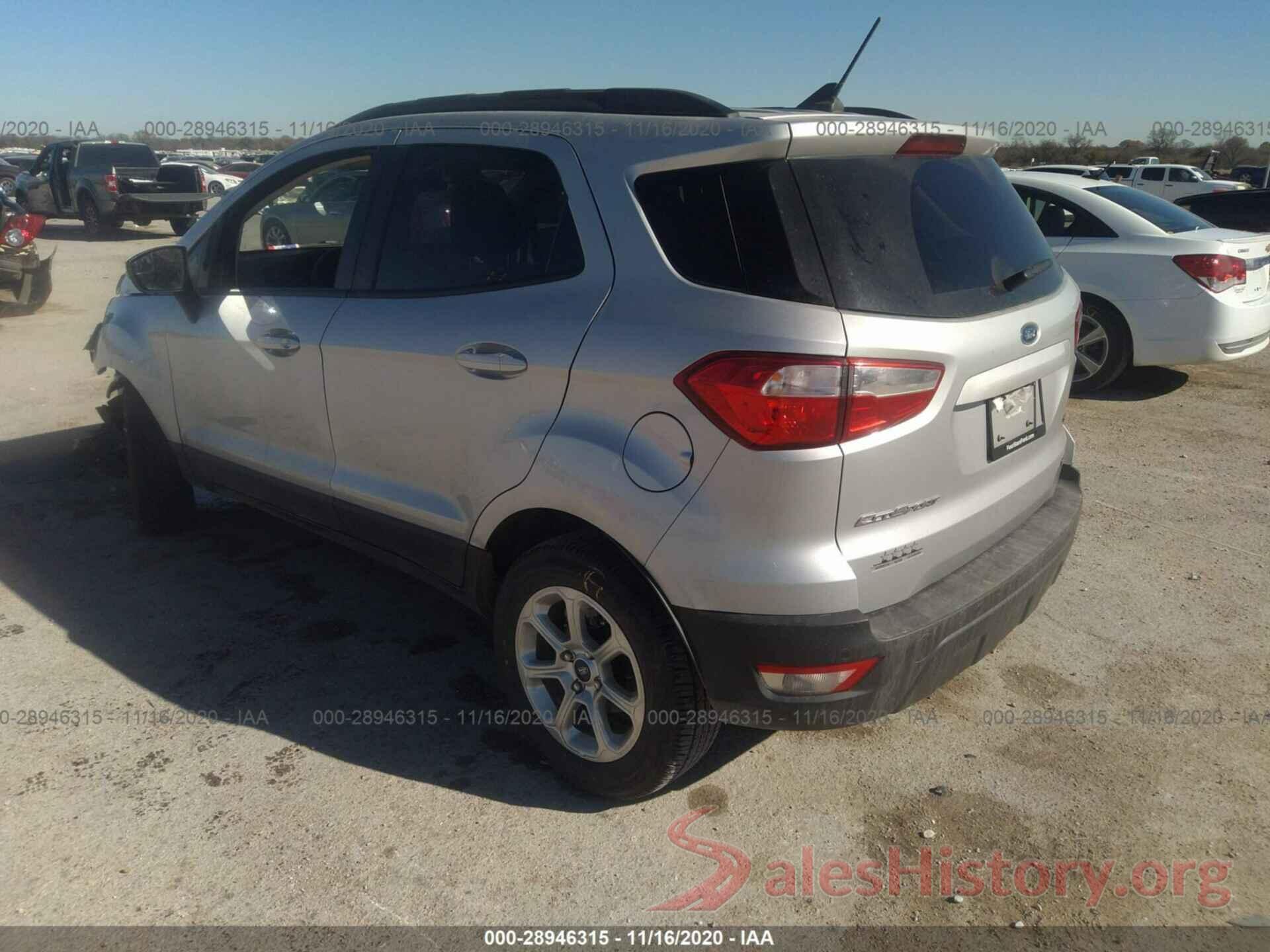 MAJ3S2GE4LC342032 2020 FORD ECOSPORT