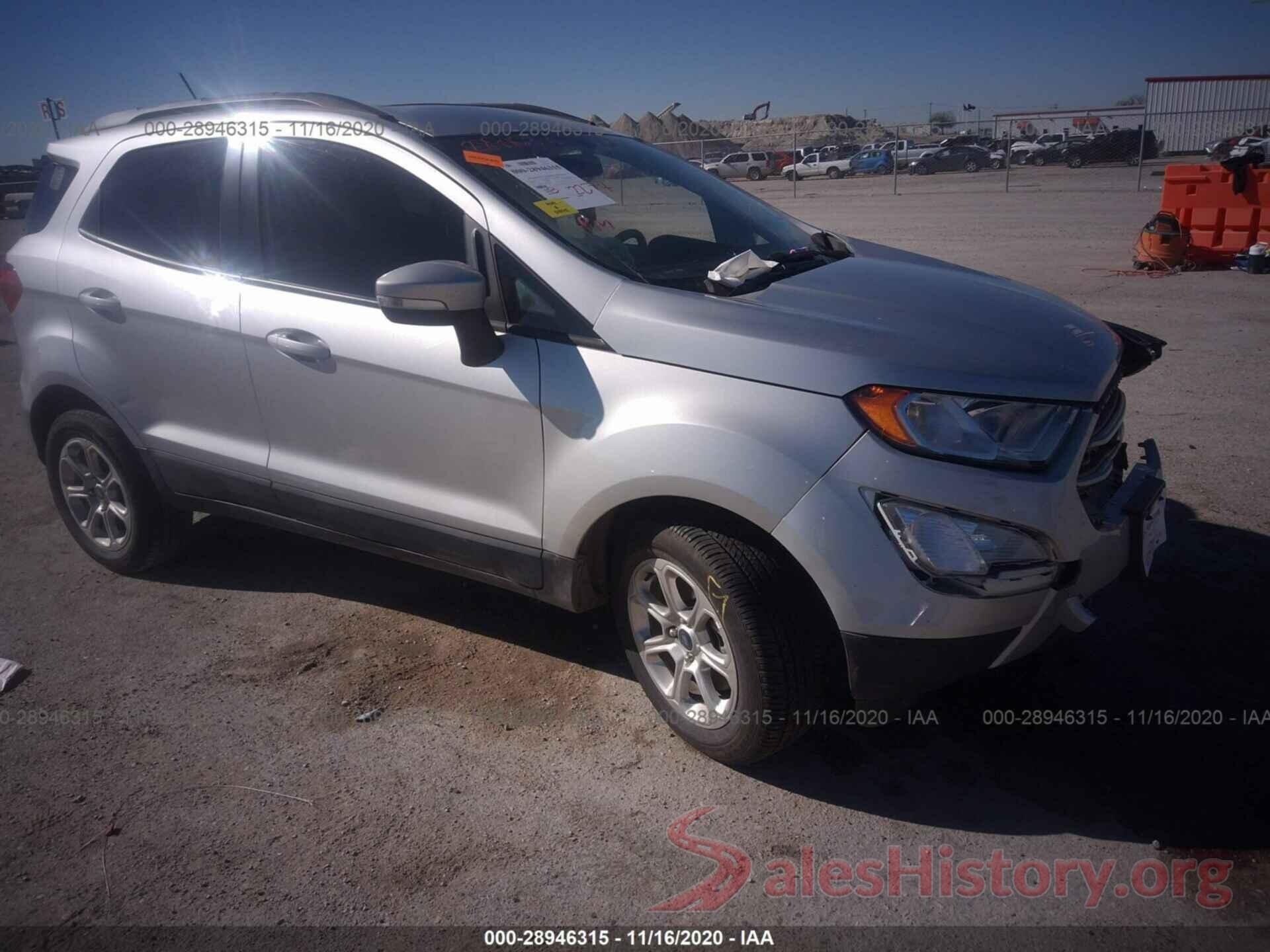 MAJ3S2GE4LC342032 2020 FORD ECOSPORT