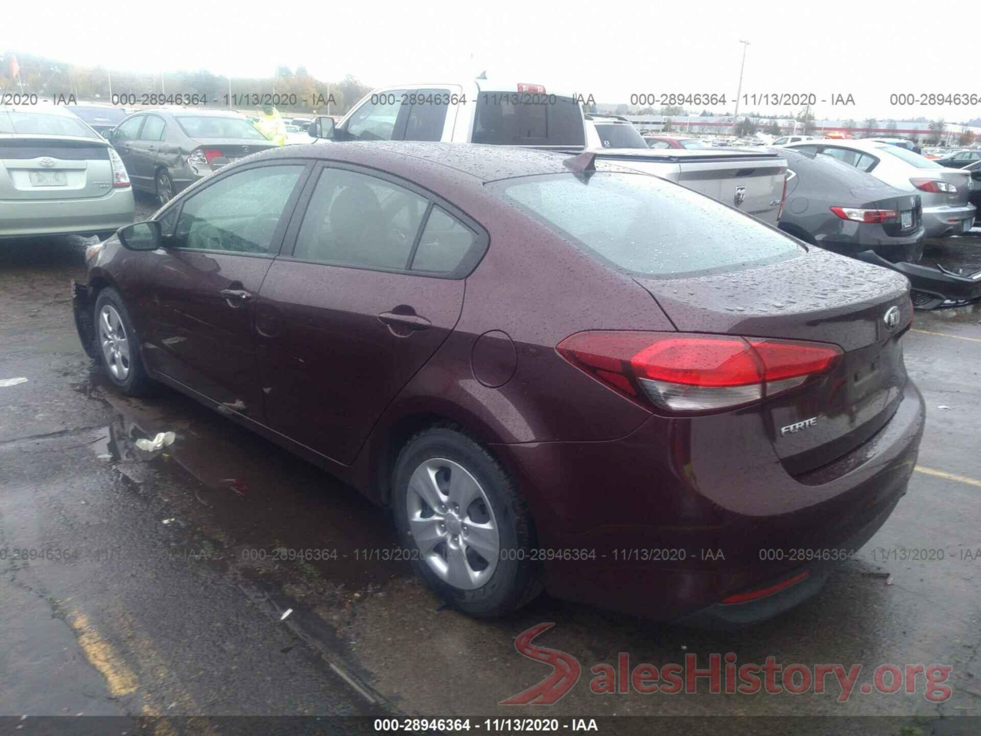 3KPFK4A78JE166945 2018 KIA FORTE