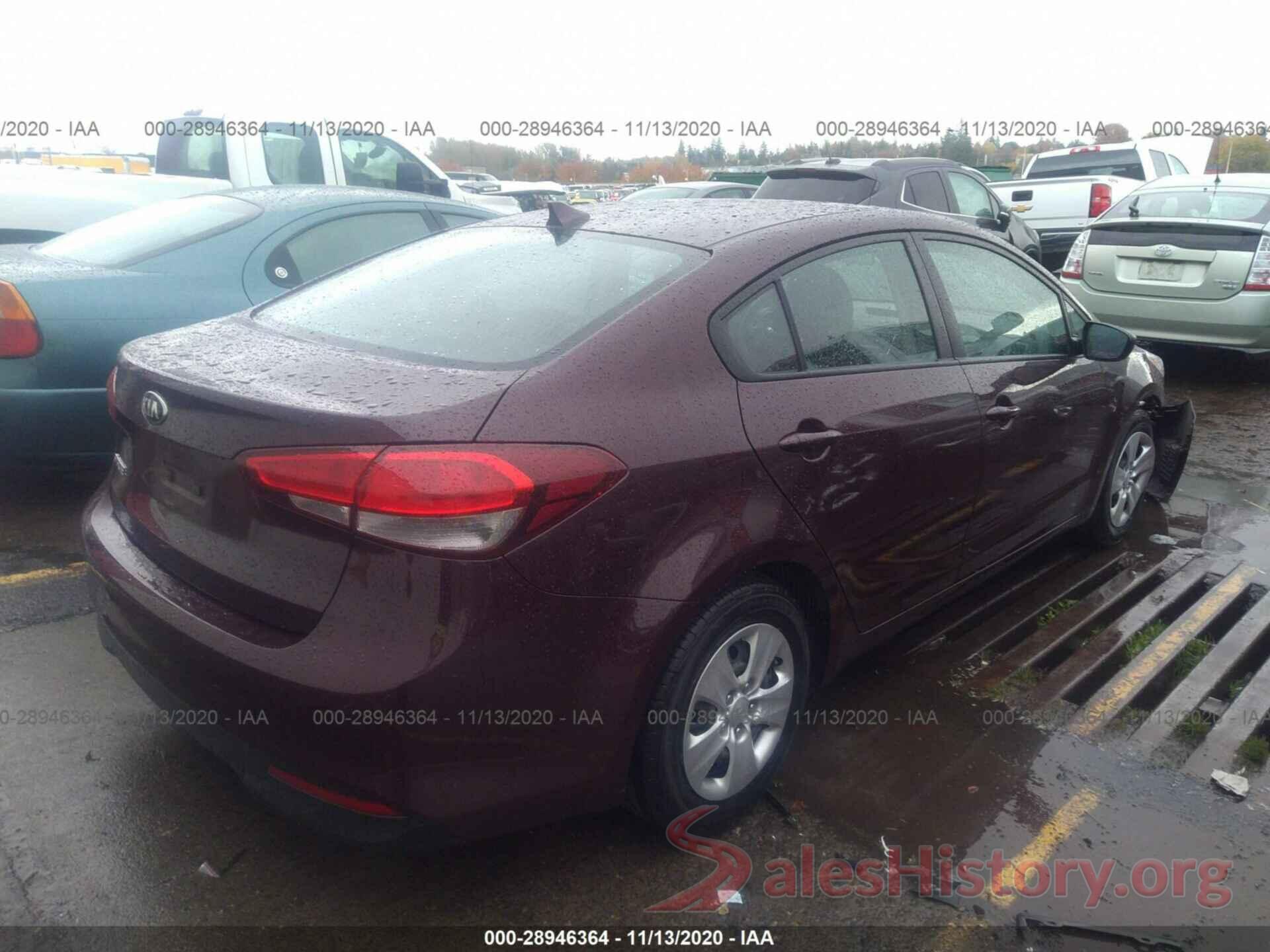 3KPFK4A78JE166945 2018 KIA FORTE