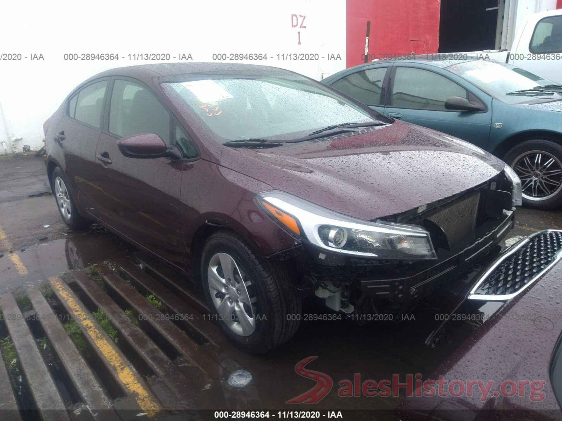 3KPFK4A78JE166945 2018 KIA FORTE