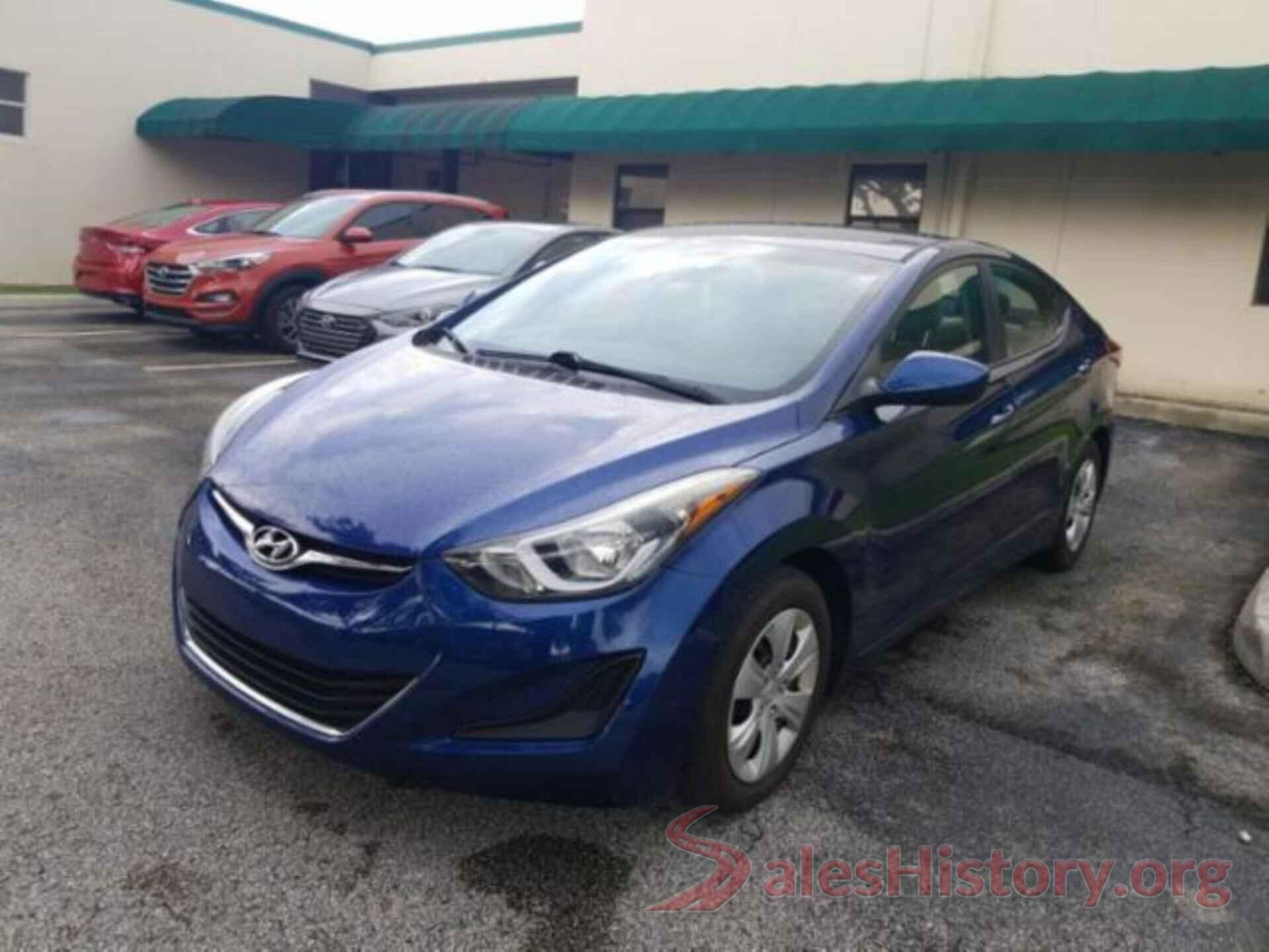 5NPDH4AEXGH763619 2016 HYUNDAI ELANTRA