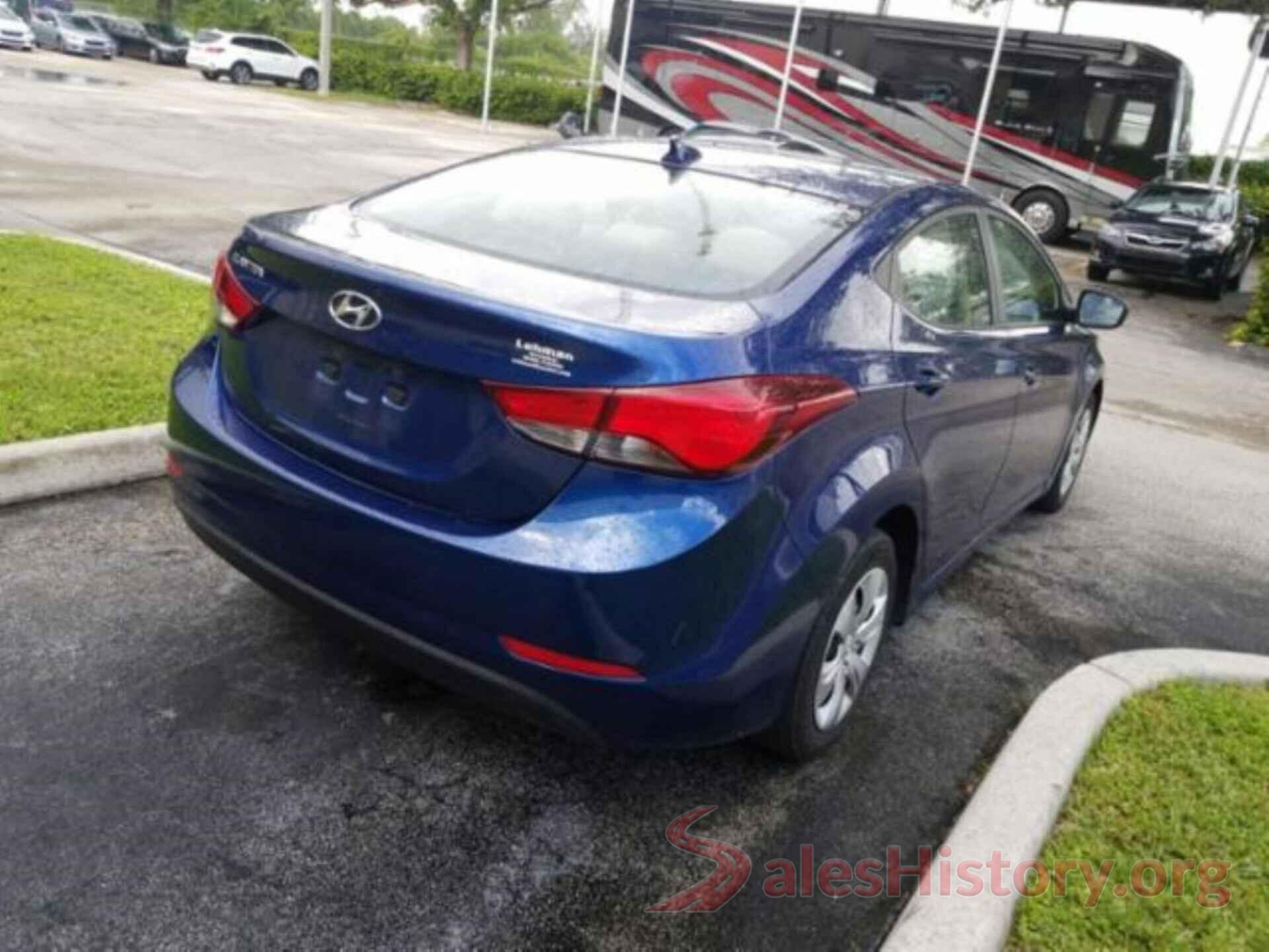 5NPDH4AEXGH763619 2016 HYUNDAI ELANTRA