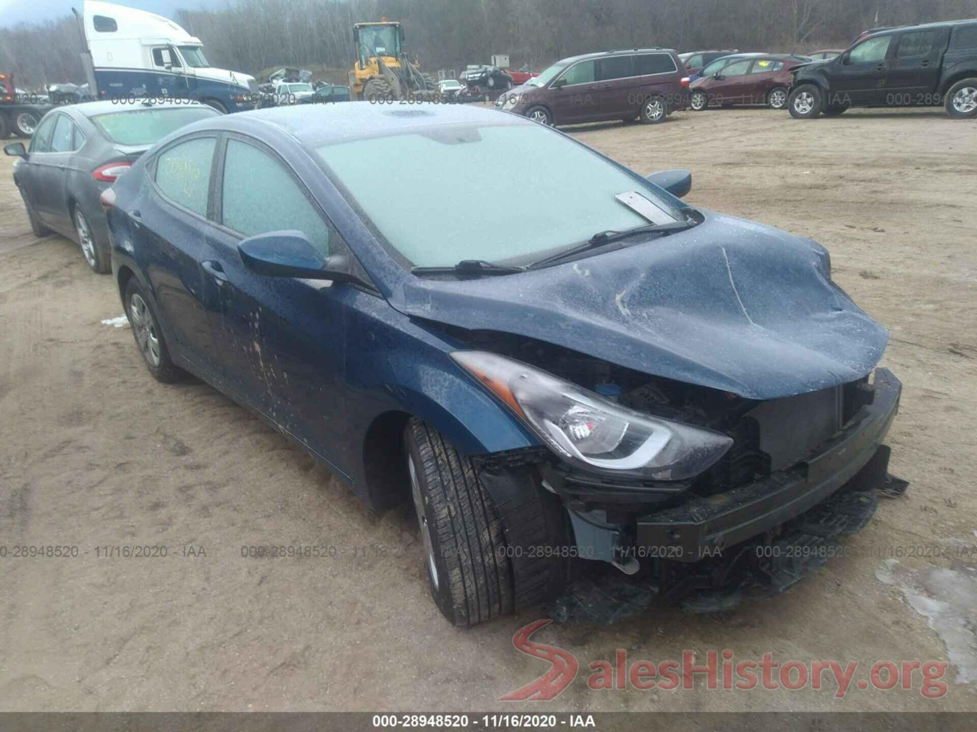 KMHDH4AE6GU541452 2016 HYUNDAI ELANTRA