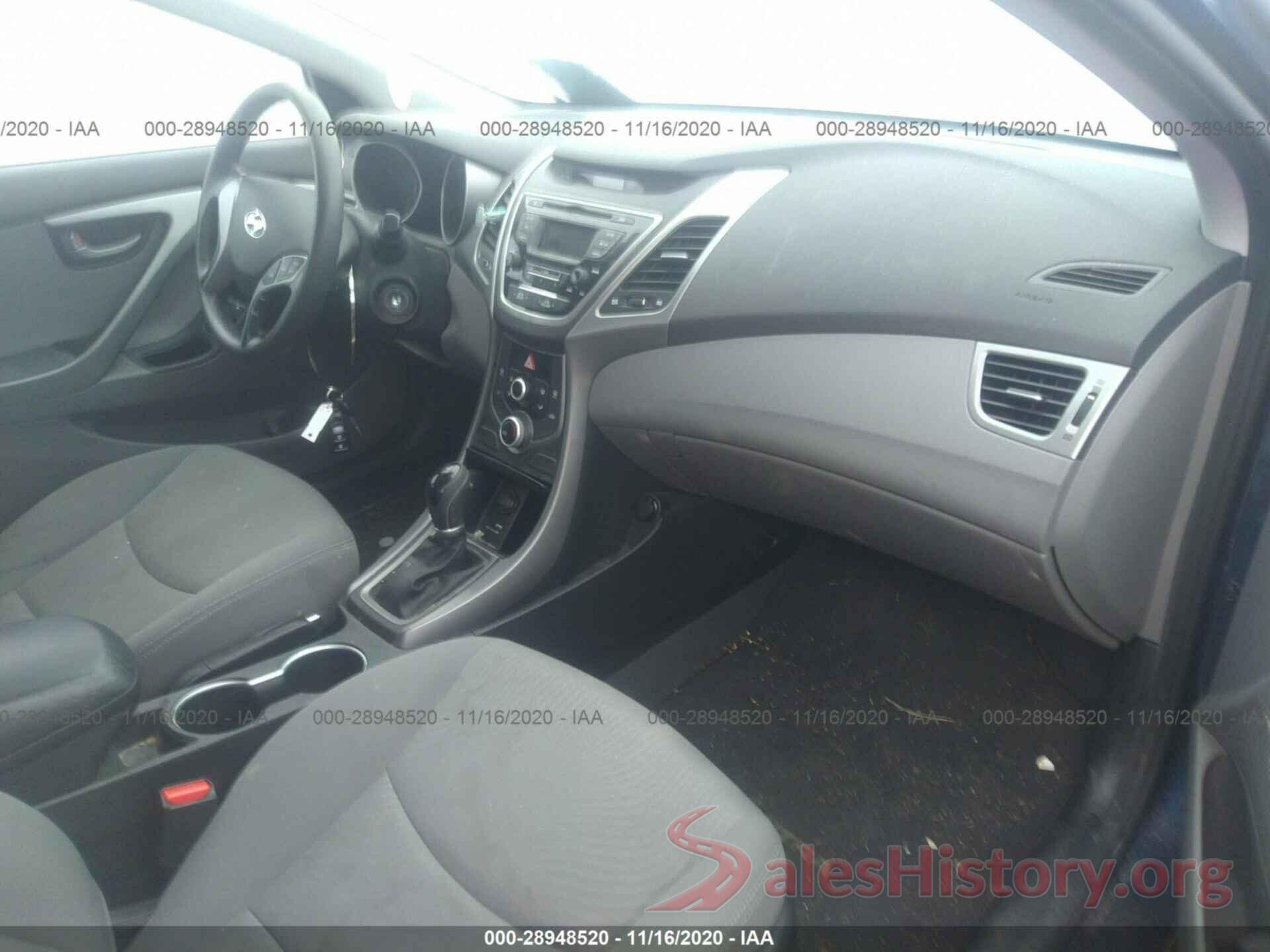 KMHDH4AE6GU541452 2016 HYUNDAI ELANTRA