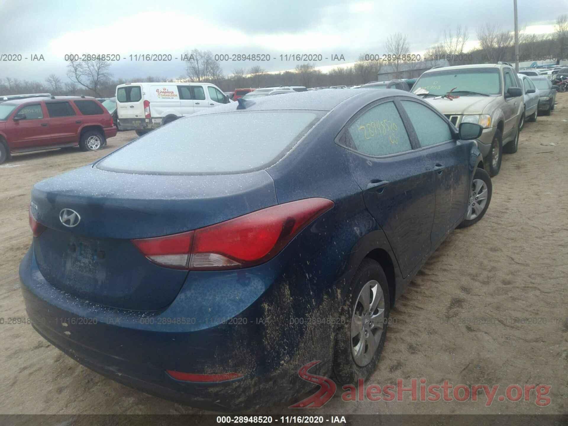 KMHDH4AE6GU541452 2016 HYUNDAI ELANTRA