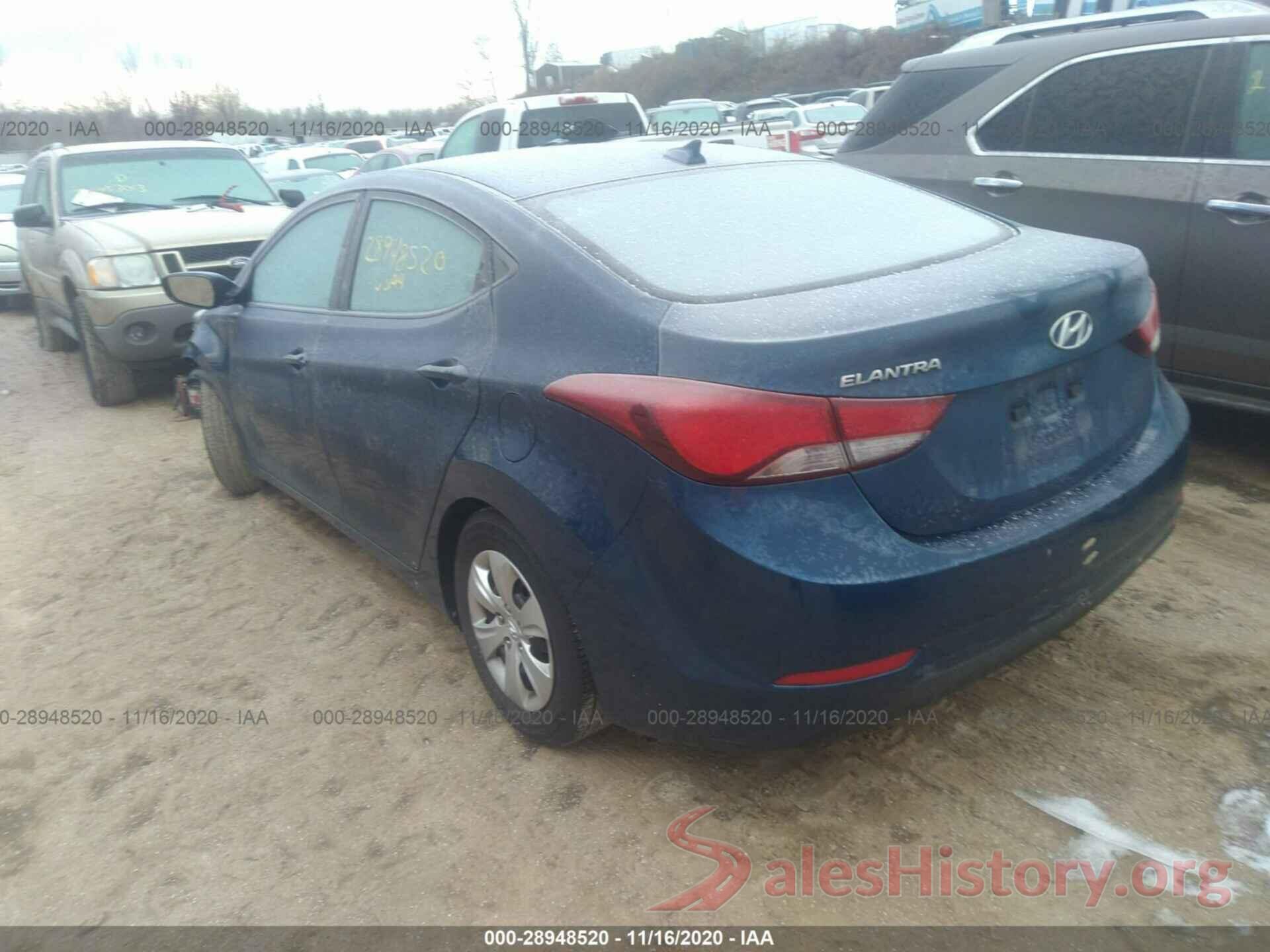 KMHDH4AE6GU541452 2016 HYUNDAI ELANTRA