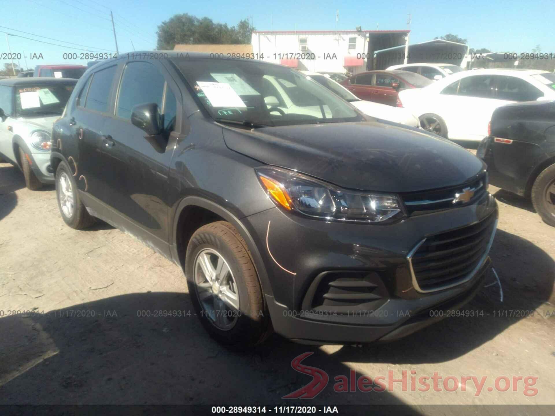 3GNCJKSB0LL230298 2020 CHEVROLET TRAX