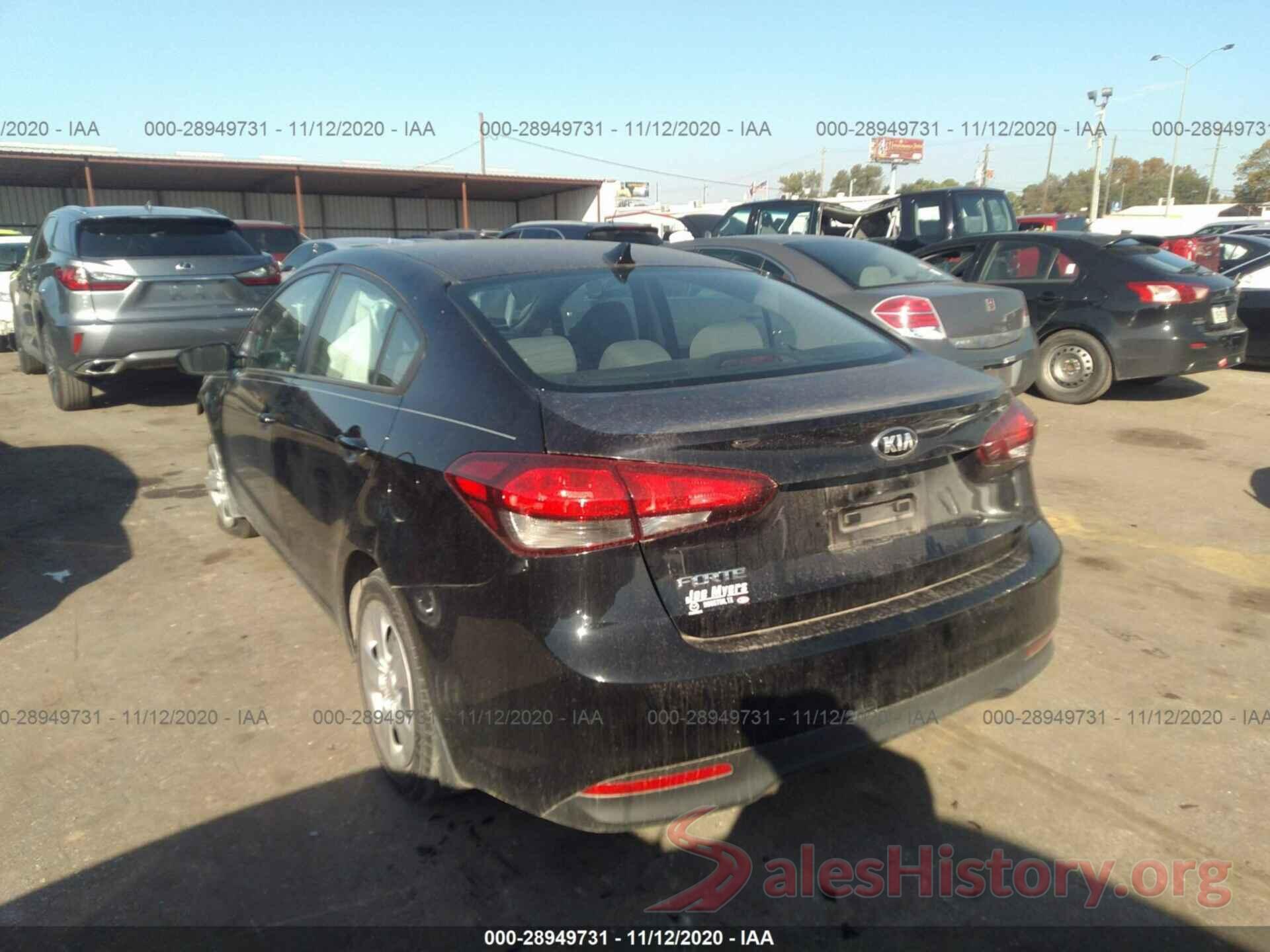 3KPFK4A76HE045373 2017 KIA FORTE