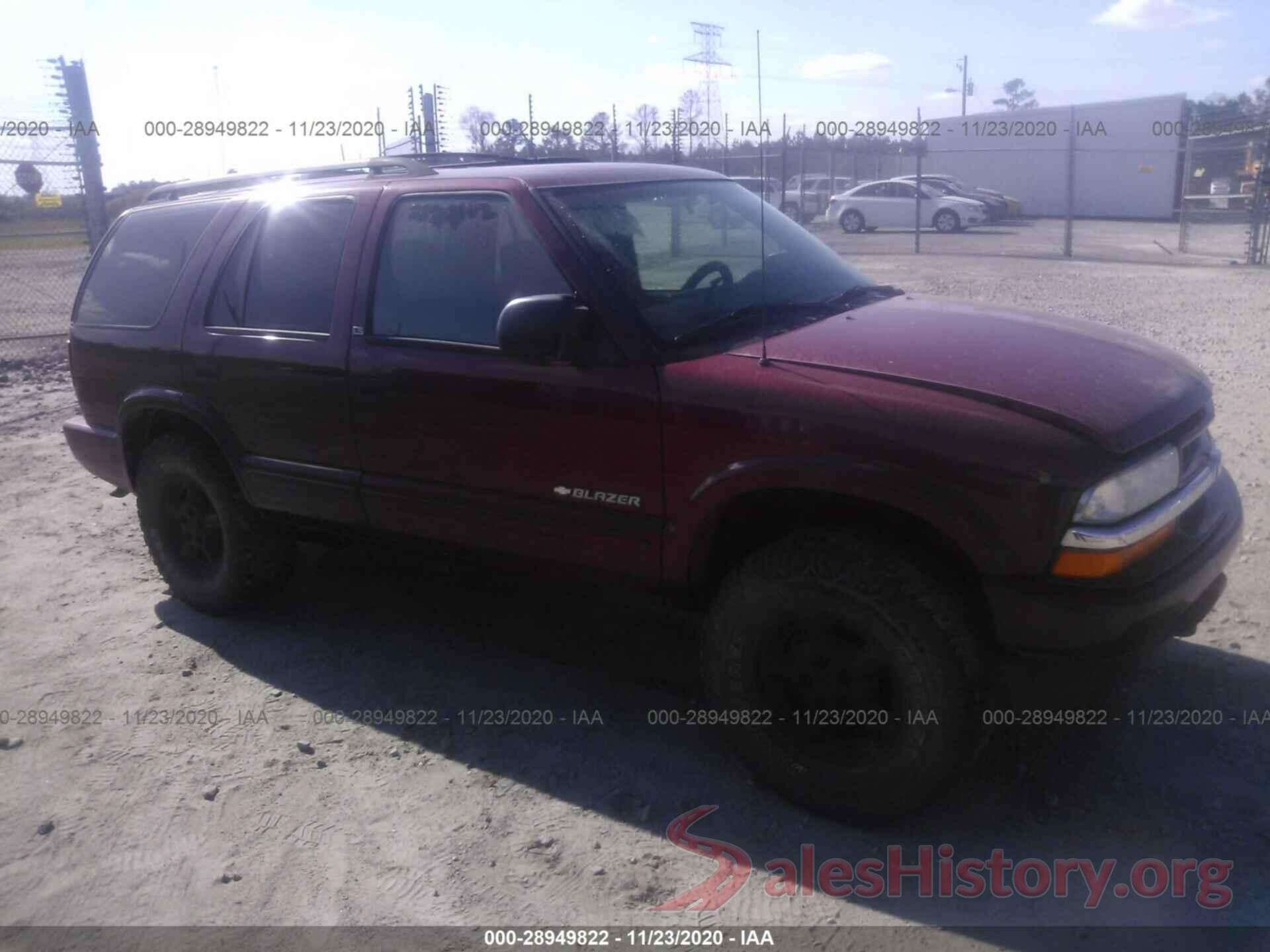 1GNDT13W62K235757 2002 CHEVROLET BLAZER