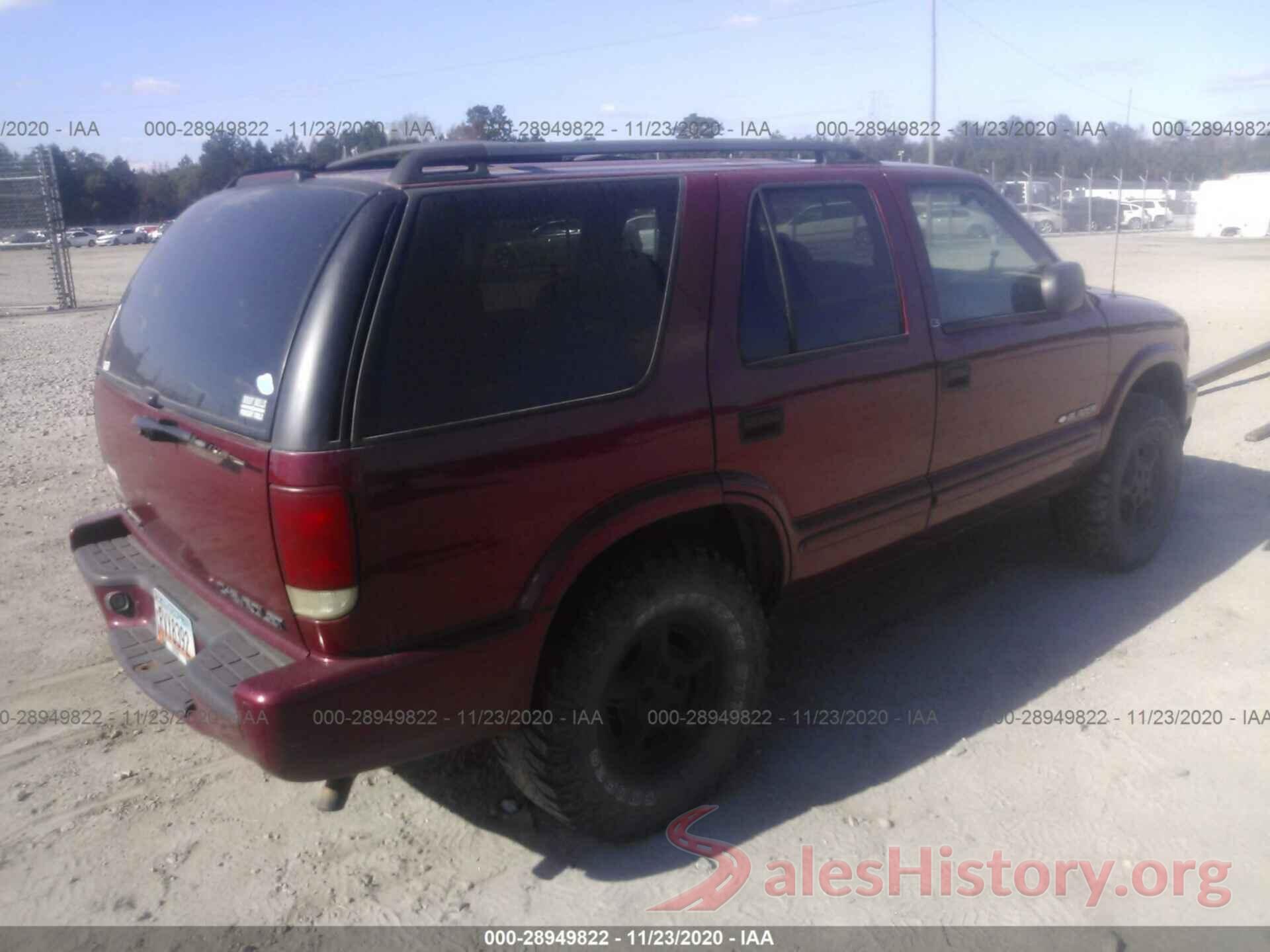 1GNDT13W62K235757 2002 CHEVROLET BLAZER