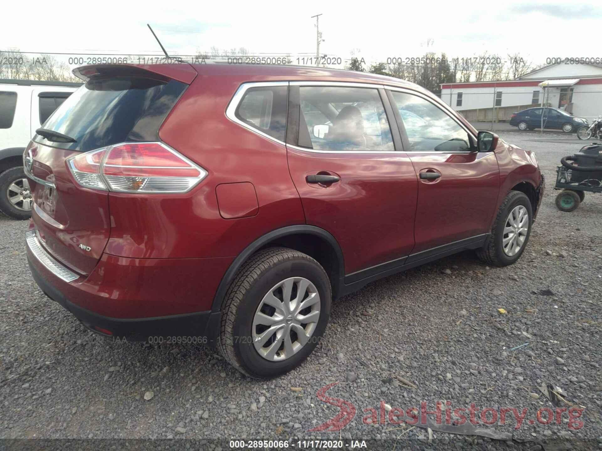 JN8AT2MV8GW133968 2016 NISSAN ROGUE