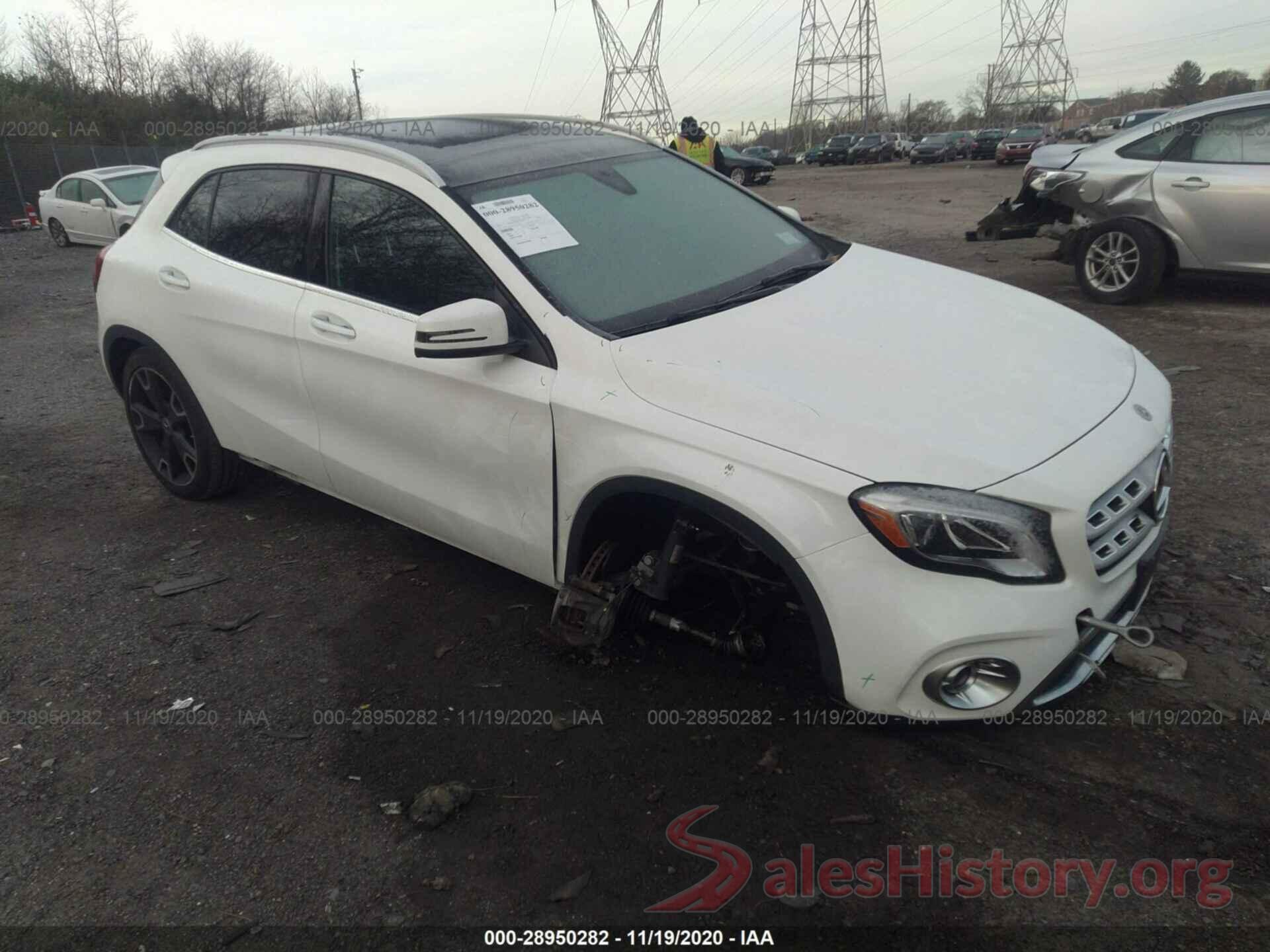 WDCTG4GB1KU003888 2019 MERCEDES-BENZ GLA