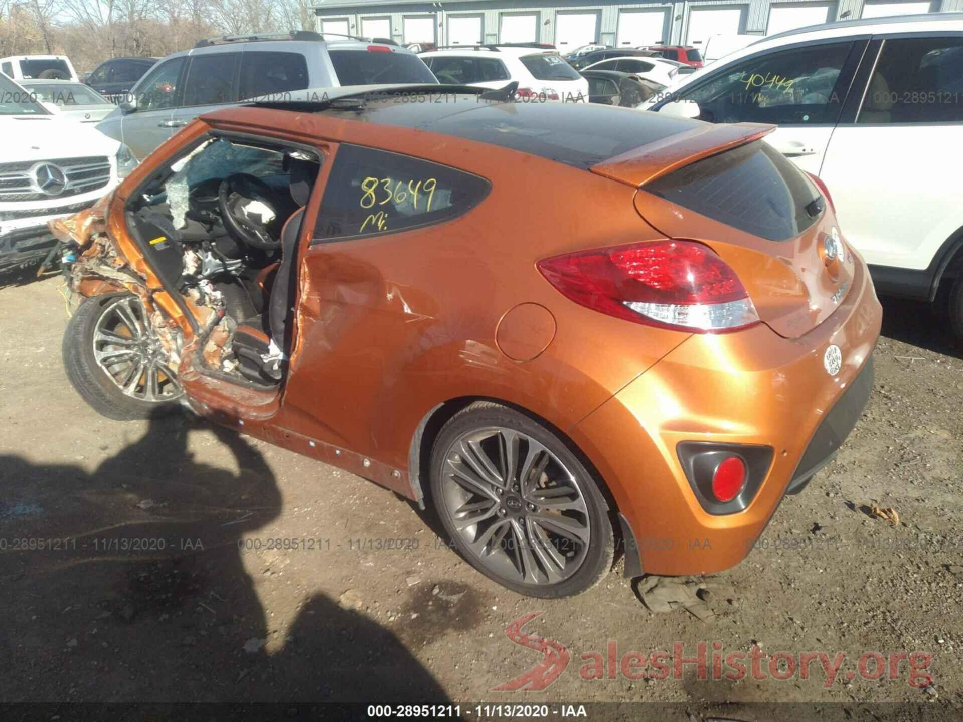 KMHTC6AE0GU262374 2016 HYUNDAI VELOSTER