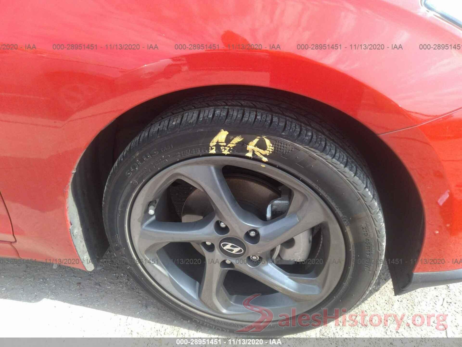 KMHTG6AF6LU022382 2020 HYUNDAI VELOSTER