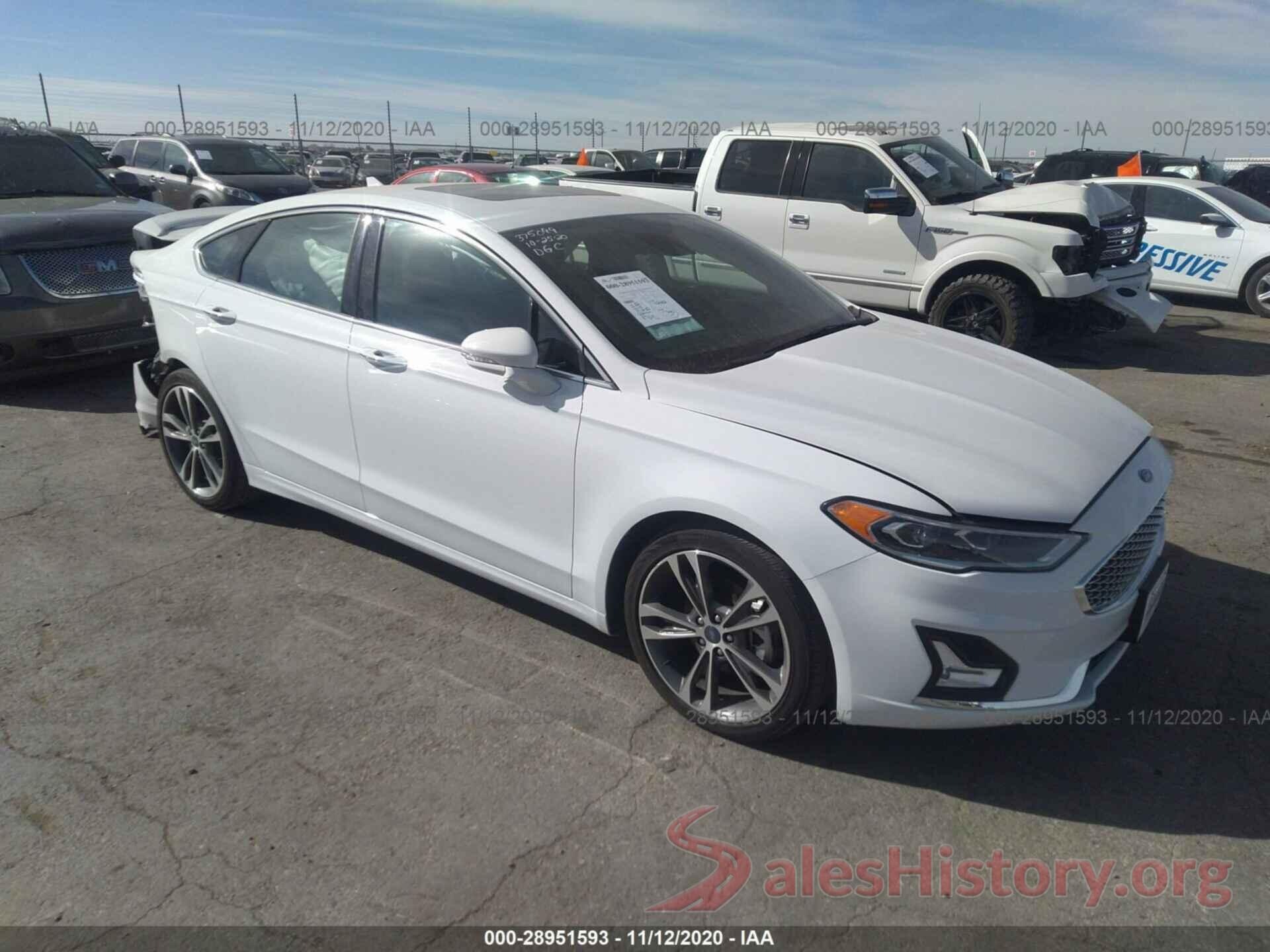 3FA6P0D91KR187322 2019 FORD FUSION