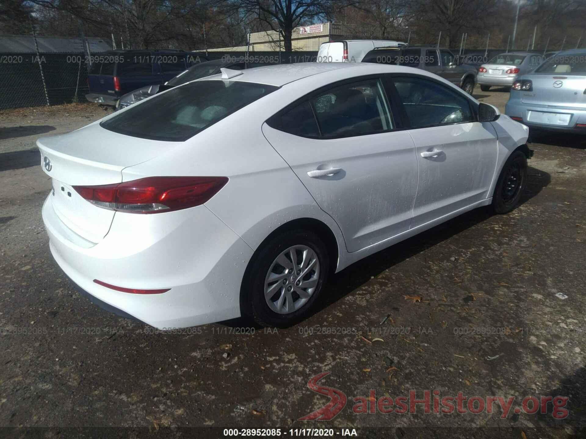 5NPD74LF6HH077202 2017 HYUNDAI ELANTRA