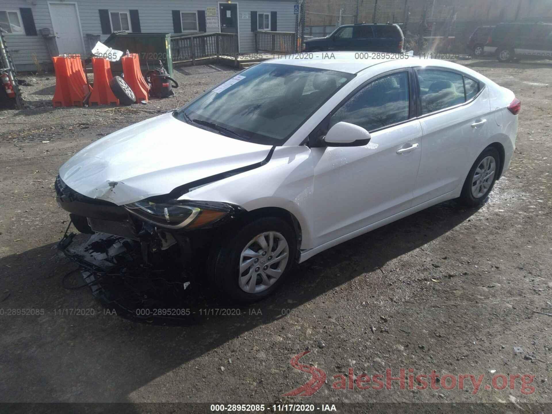 5NPD74LF6HH077202 2017 HYUNDAI ELANTRA