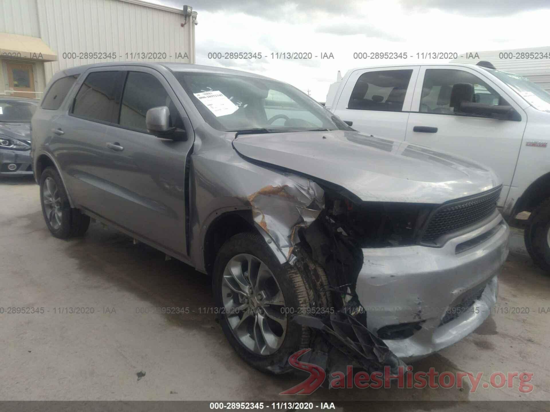 1C4RDJDG9KC744352 2019 DODGE DURANGO