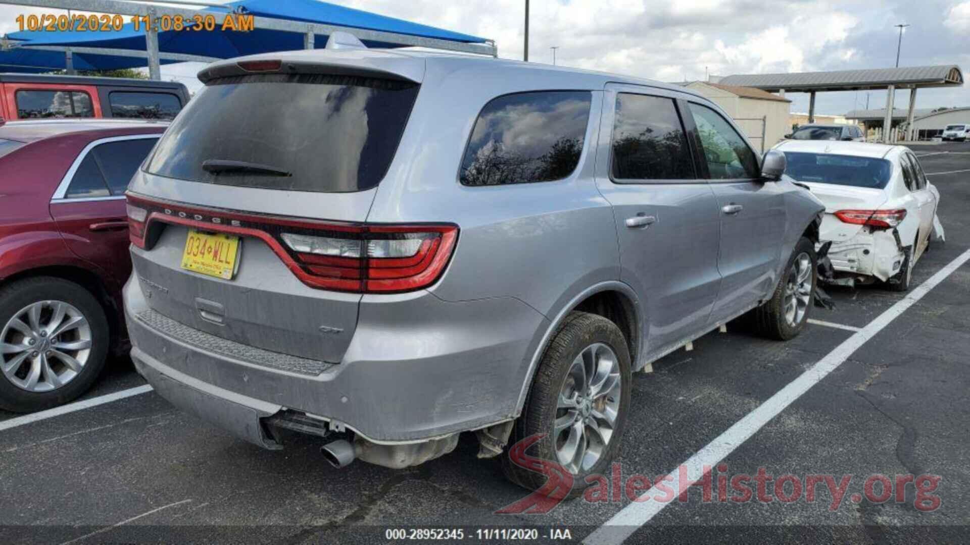 1C4RDJDG9KC744352 2019 DODGE DURANGO