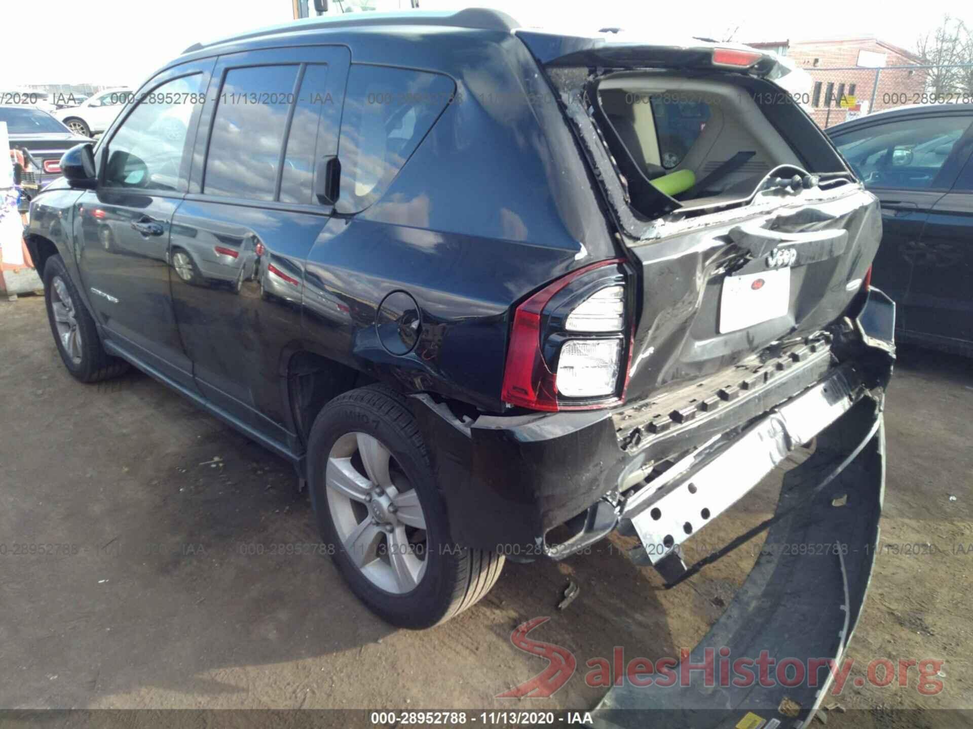 1C4NJDEB0HD154703 2017 JEEP COMPASS