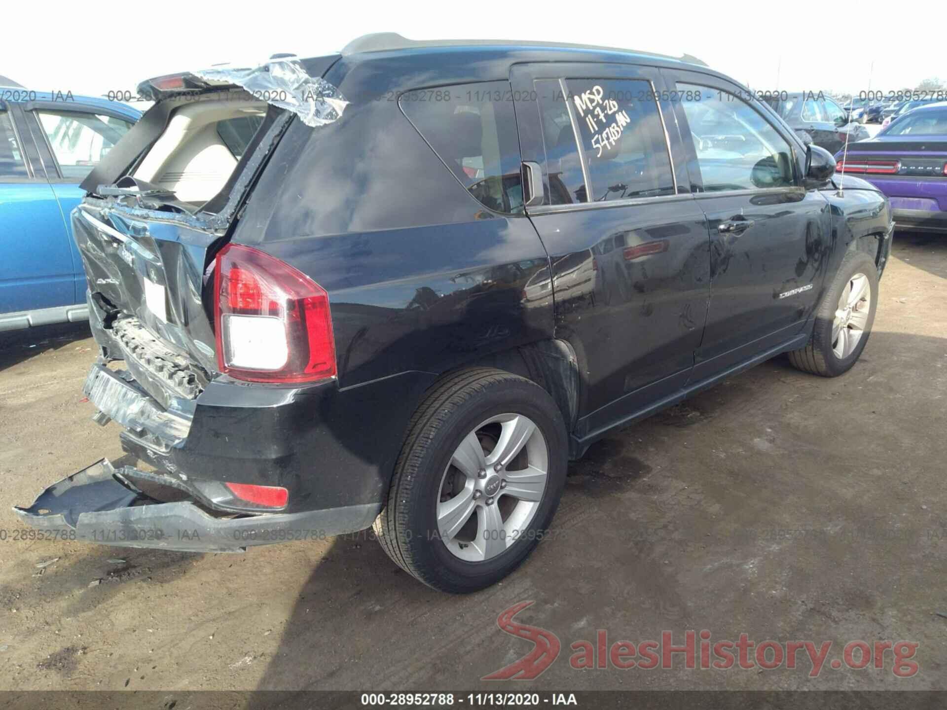 1C4NJDEB0HD154703 2017 JEEP COMPASS