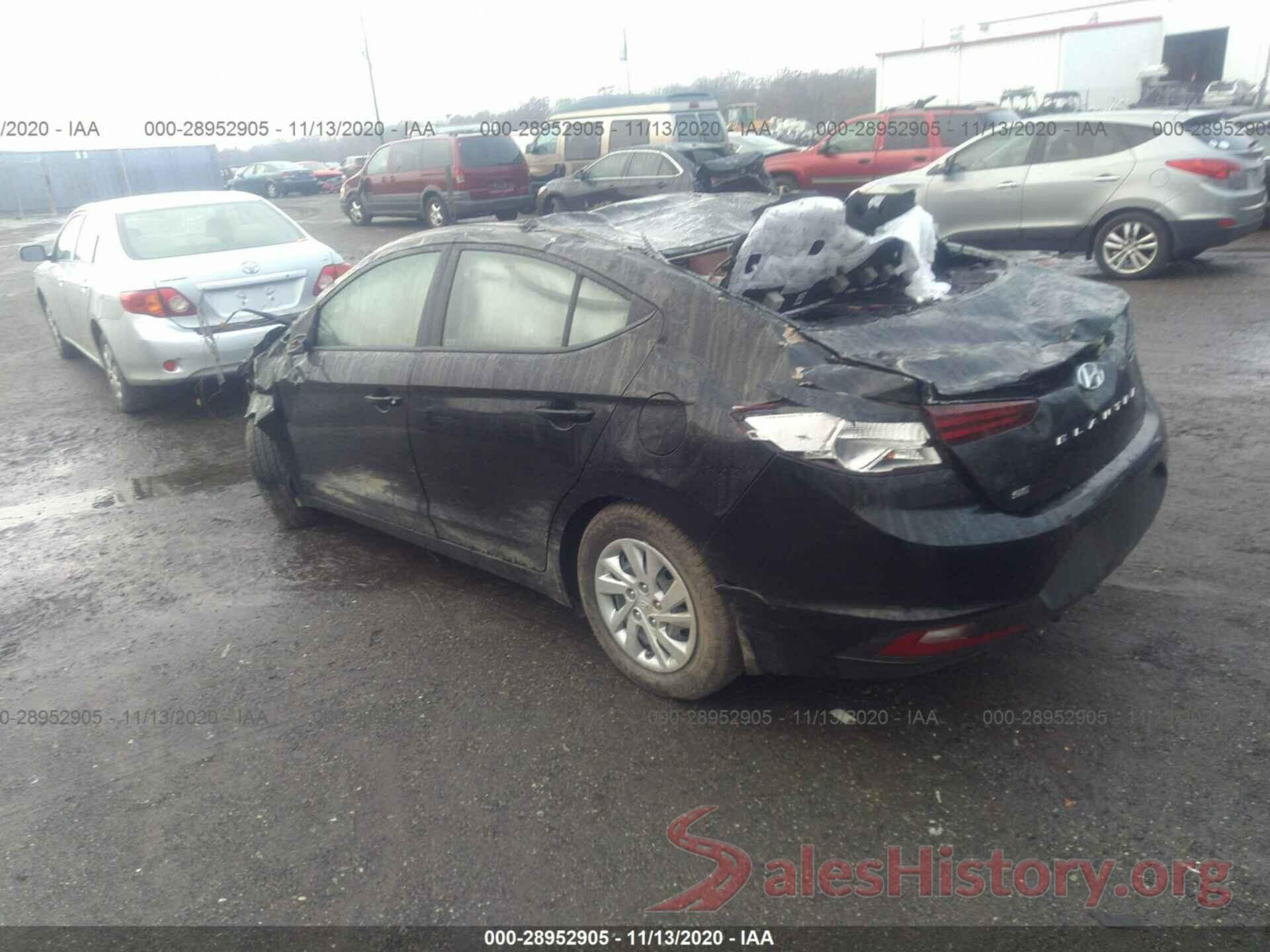 5NPD74LF0LH592284 2020 HYUNDAI ELANTRA