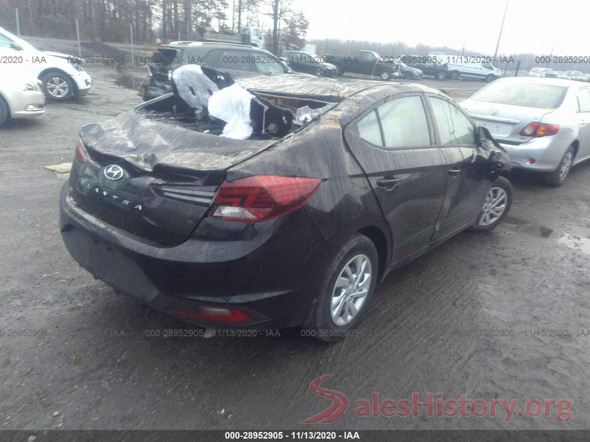 5NPD74LF0LH592284 2020 HYUNDAI ELANTRA