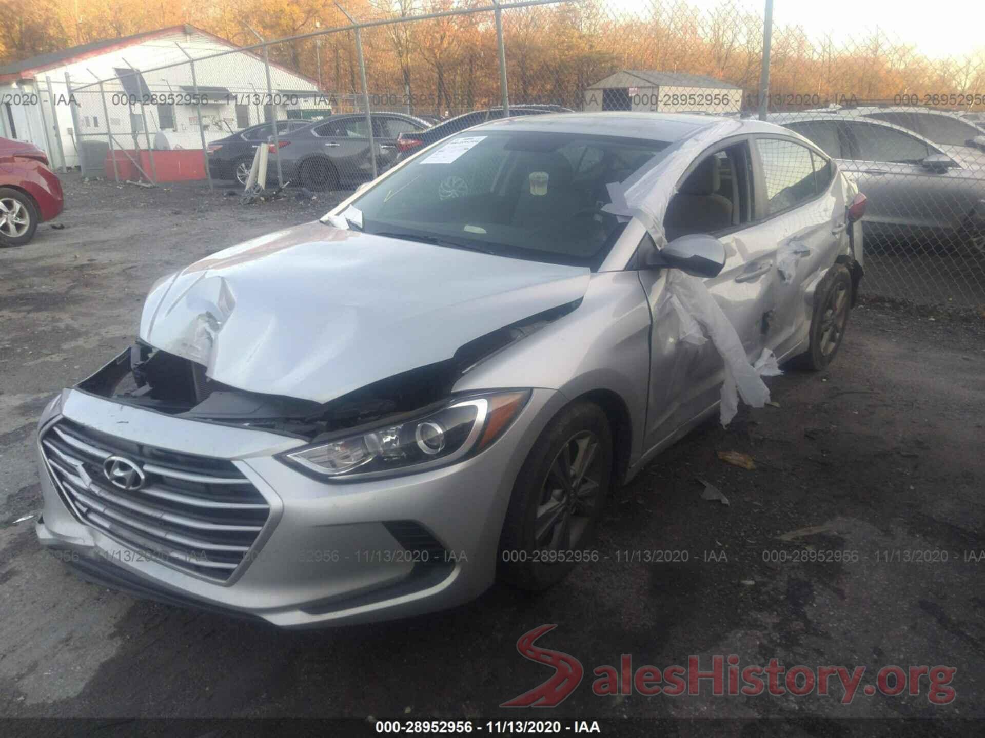 5NPD84LF4JH322727 2018 HYUNDAI ELANTRA