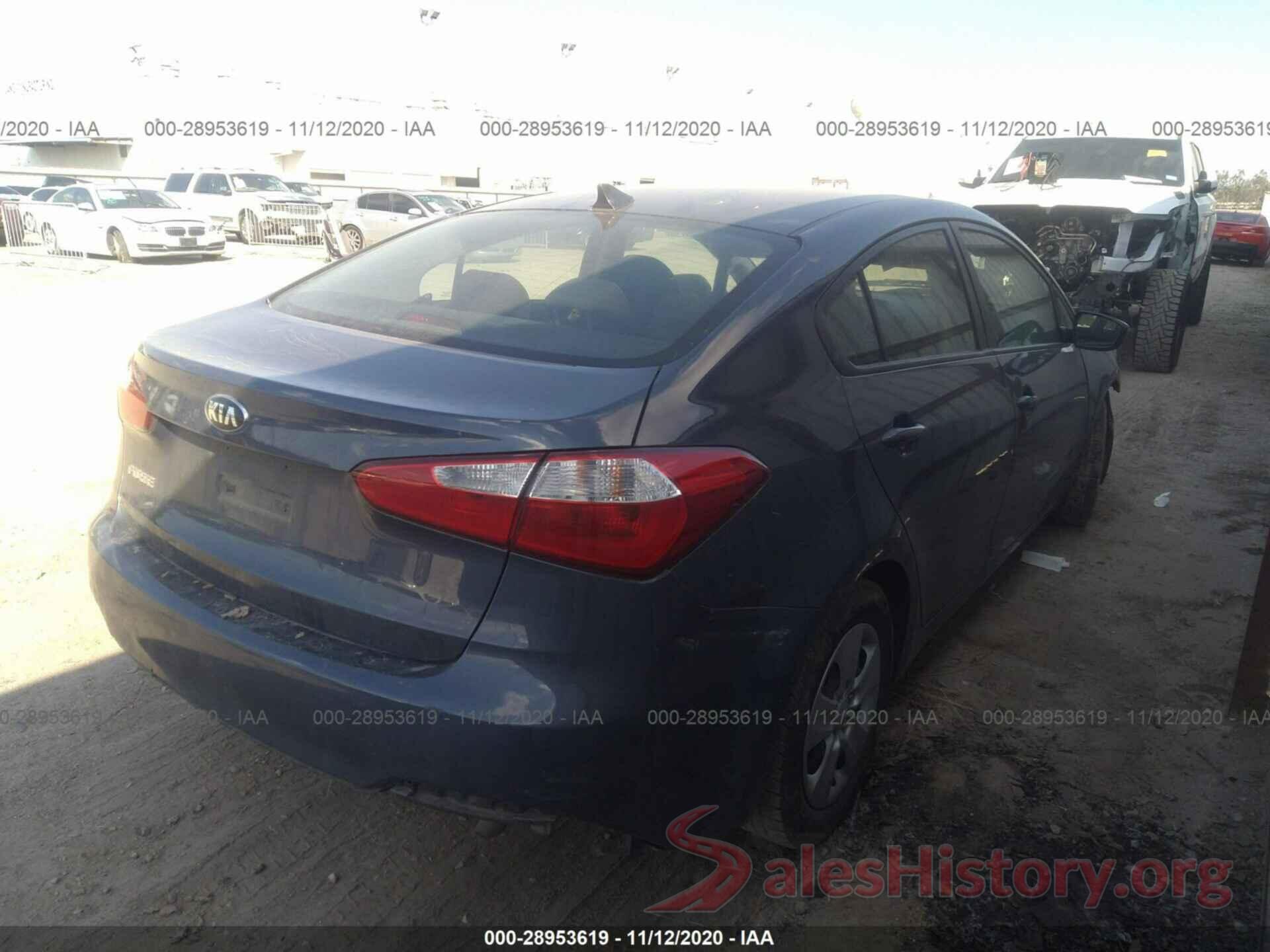 KNAFK4A65G5619895 2016 KIA FORTE