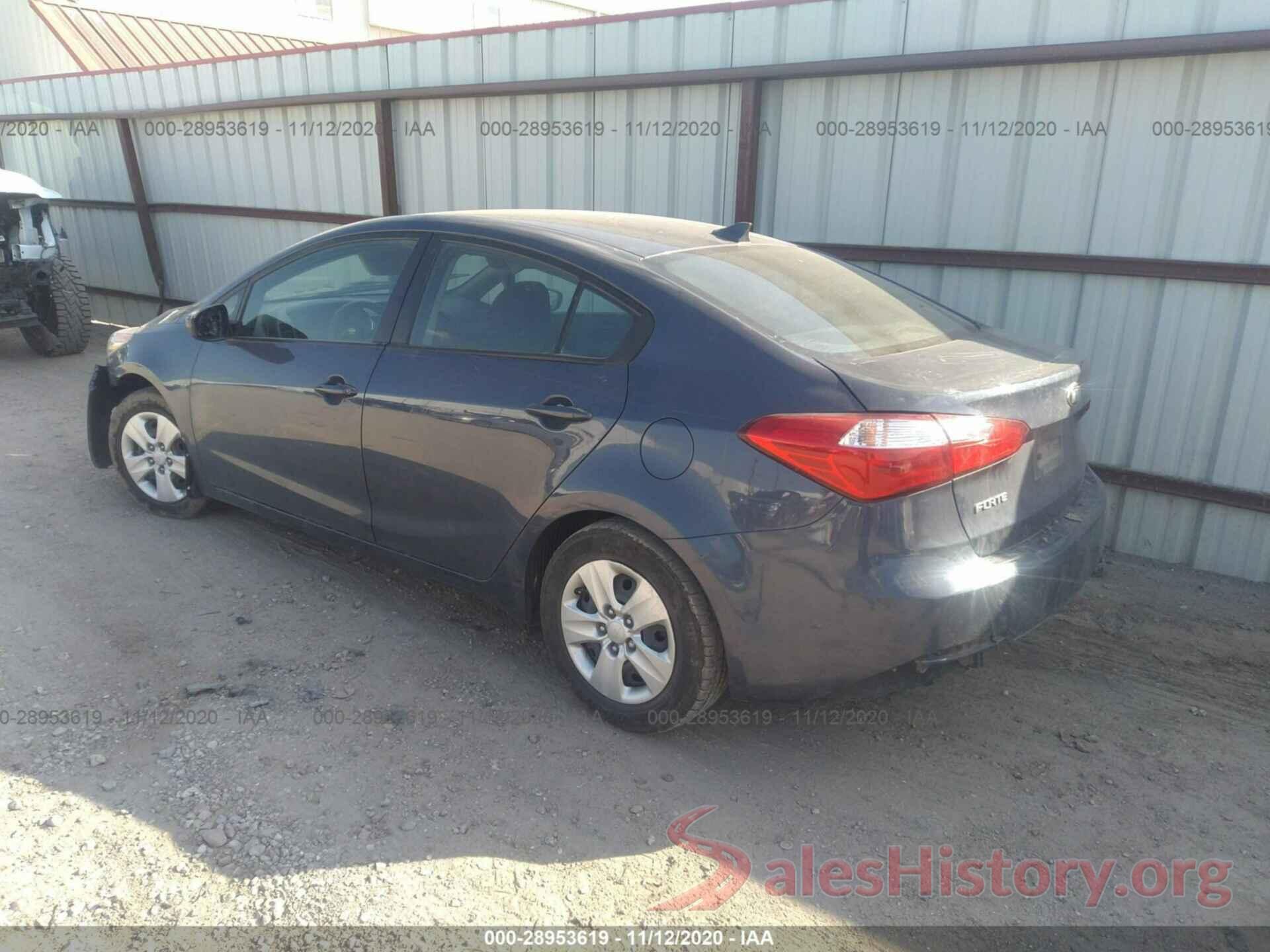 KNAFK4A65G5619895 2016 KIA FORTE