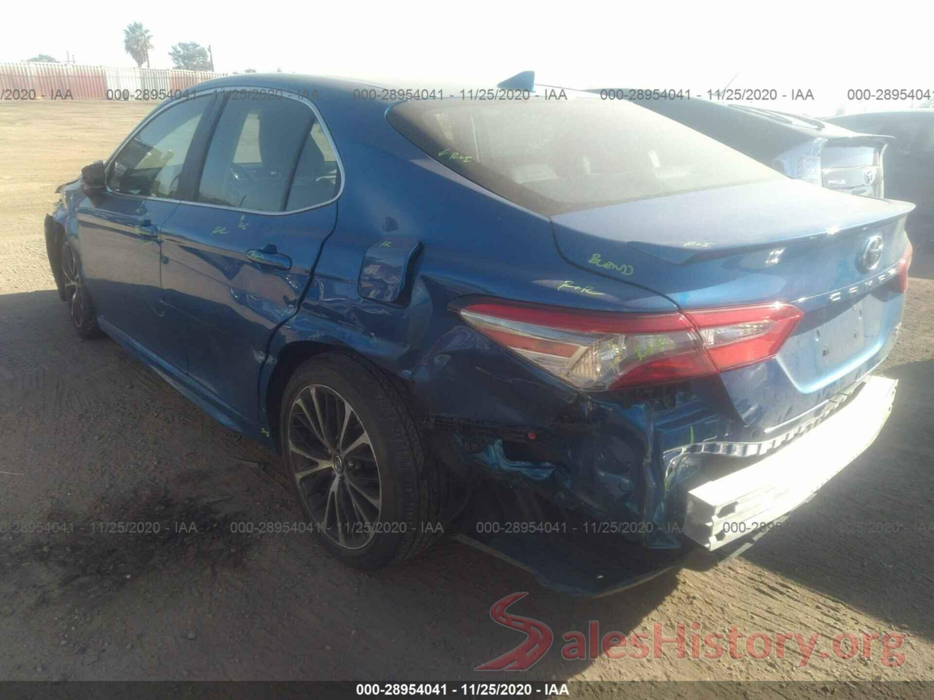 4T1B11HK6KU202141 2019 TOYOTA CAMRY