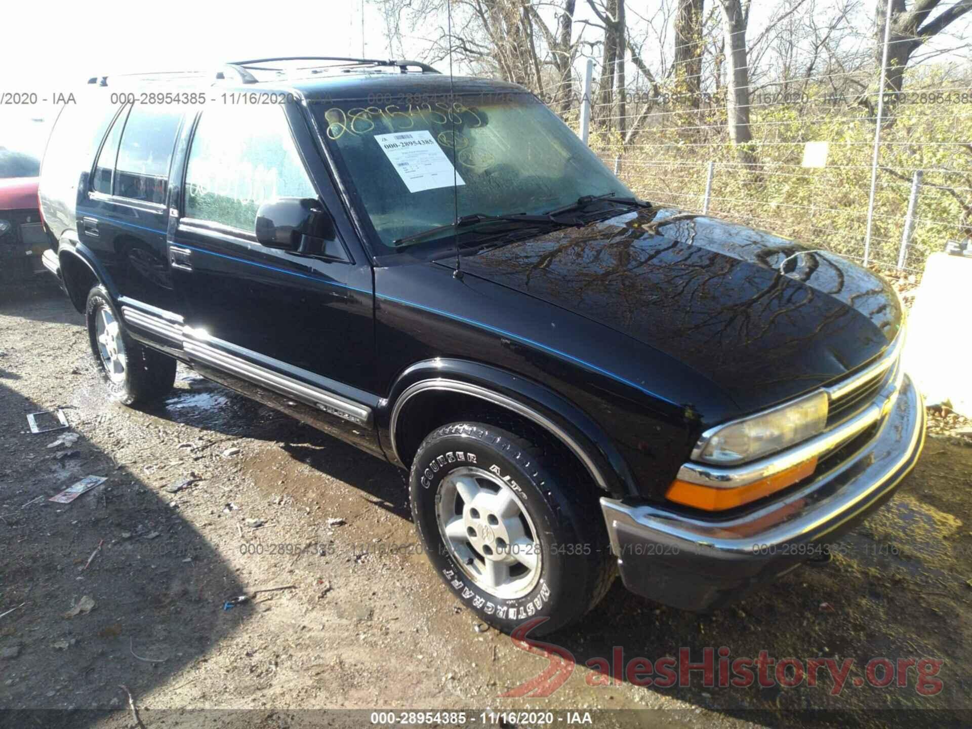 1GNDT13WXX2238314 1999 CHEVROLET BLAZER